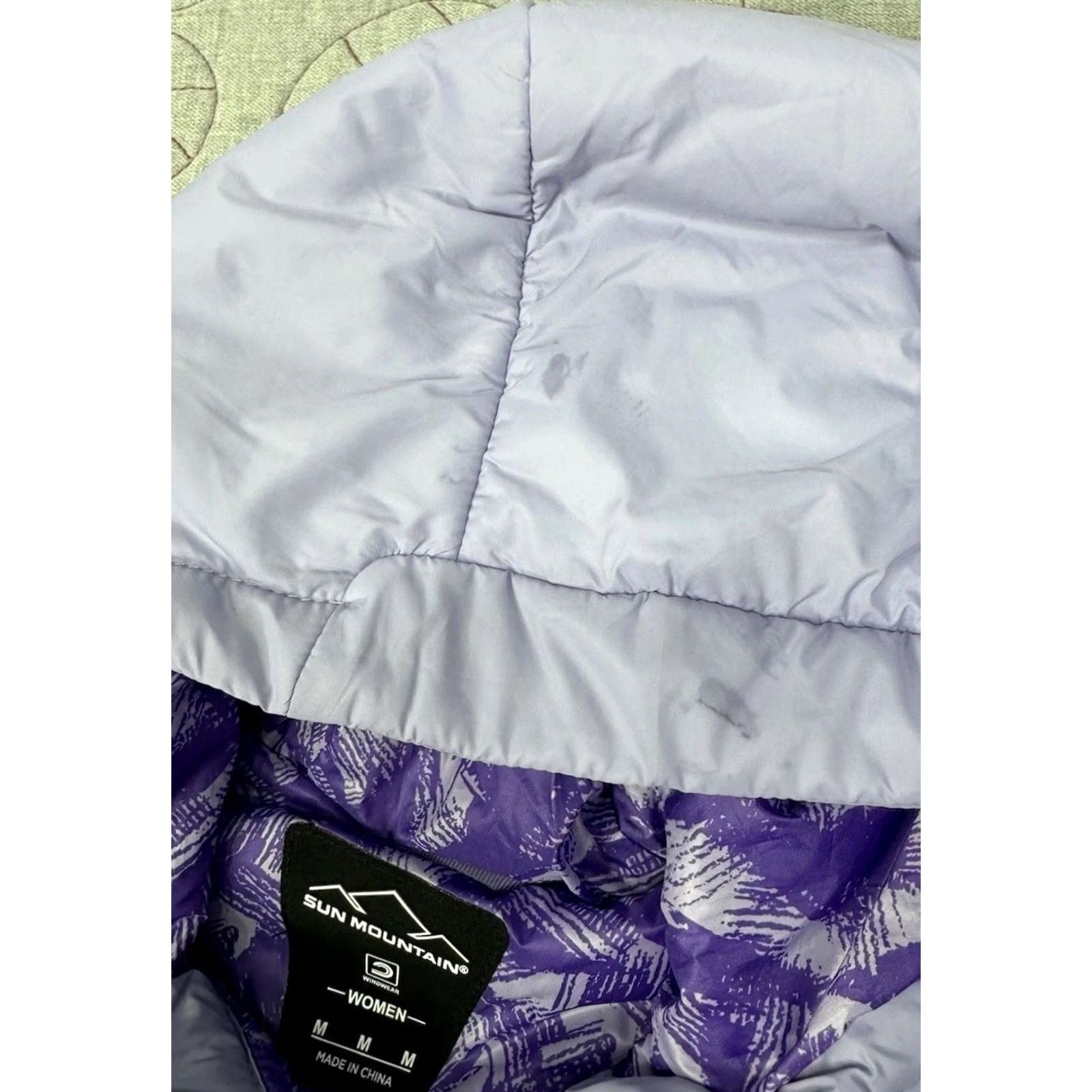 Vintage Sun Mountain Women's Medium Purple Hooded Zip Jacket Size M / US 6-8 / IT 42-44 - 5 Thumbnail