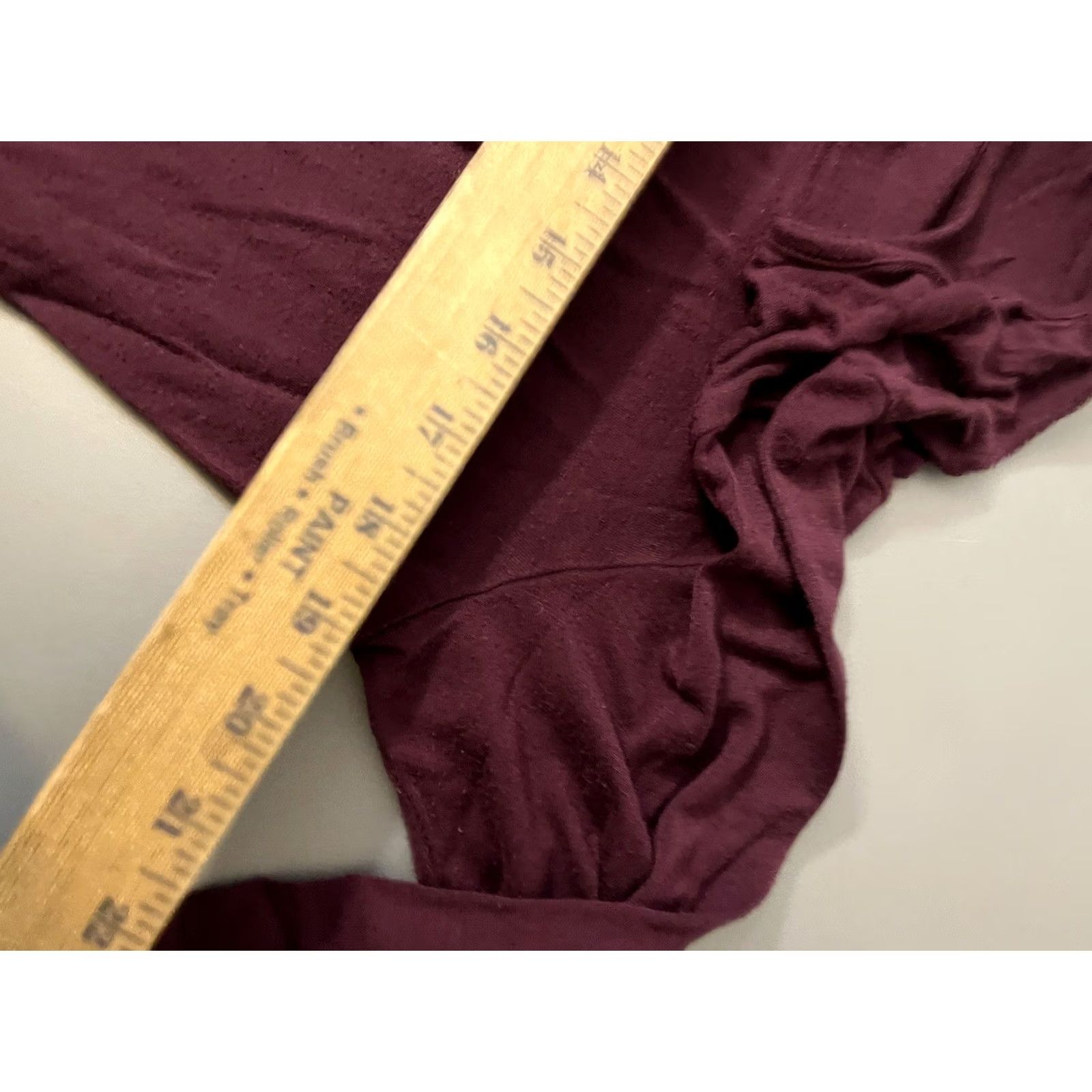 Vintage Kut from the Kloth Knit Scoop Neck Top Long Sleeve Maroon Size XL Women Size XL / US 12-14 / IT 48-50 - 5 Thumbnail