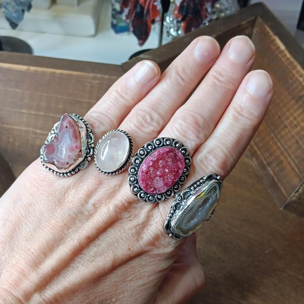 Designer Ring lot, 12 ring, size 7-8 Size ONE SIZE - 2 Thumbnail