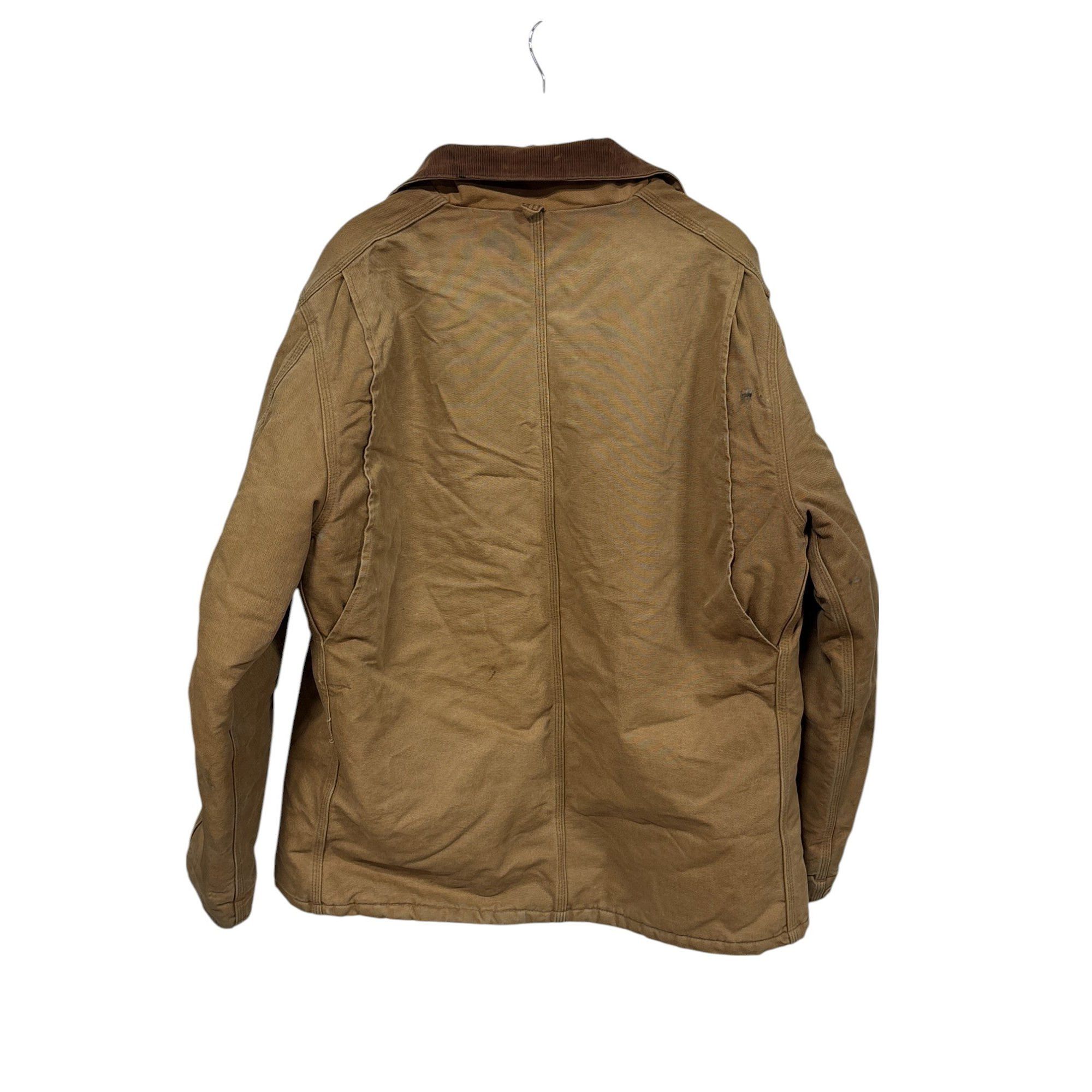 Carhartt Vintage Carhartt C03 Arctic Brown Zip Up Workwear Jacket Siz Size US XXL / EU 58 / 5 - 2 Thumbnail