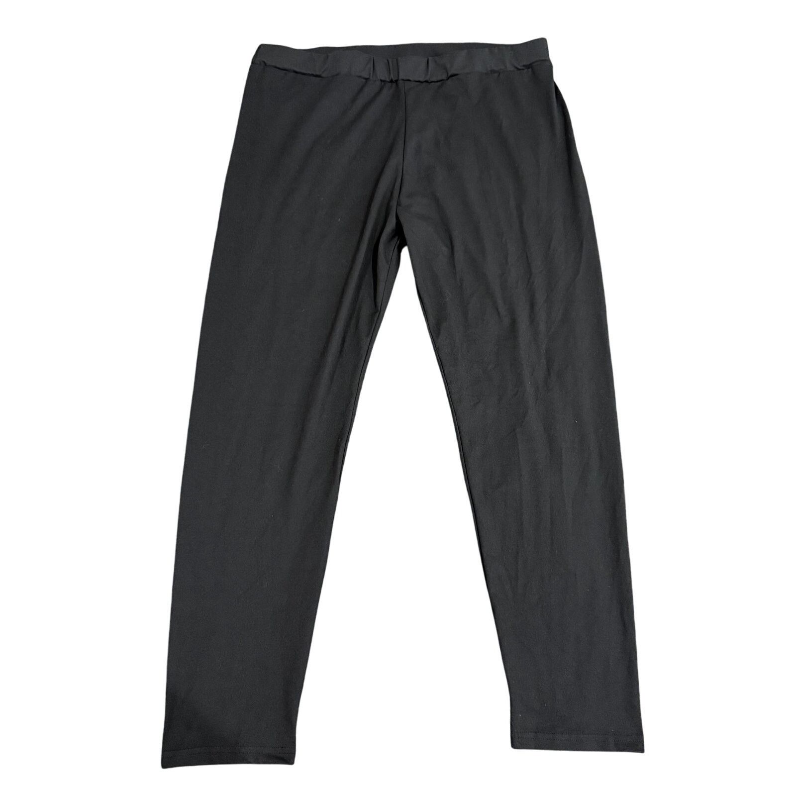 Shein Women's Plus Basic Leggings in Black, Size 3XL Size 42" / US 20 - 1 Thumbnail