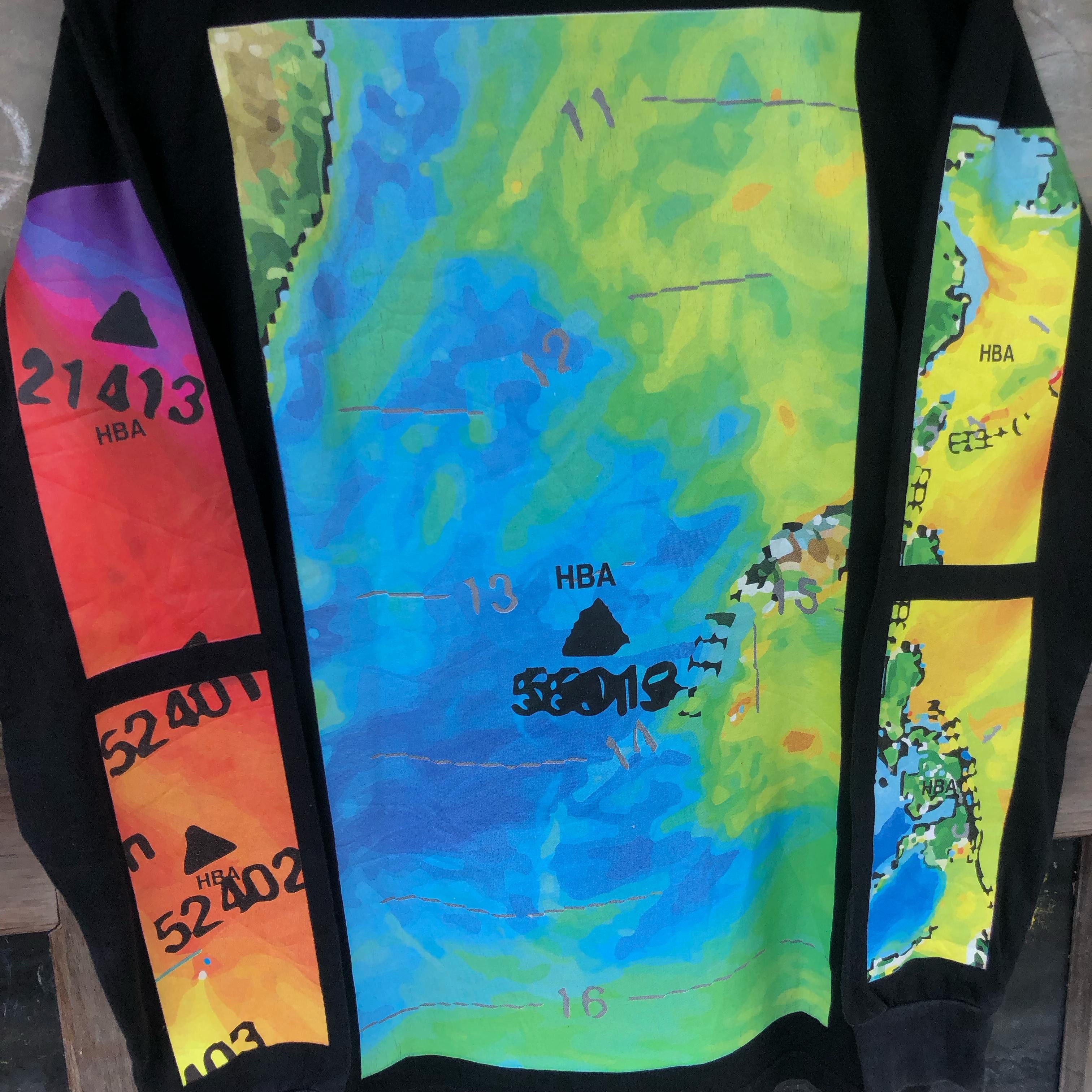 Anonymous Club × Hood By Air Hood By Air Heater Map Long Sleeve Size US L / EU 52-54 / 3 - 4 Thumbnail