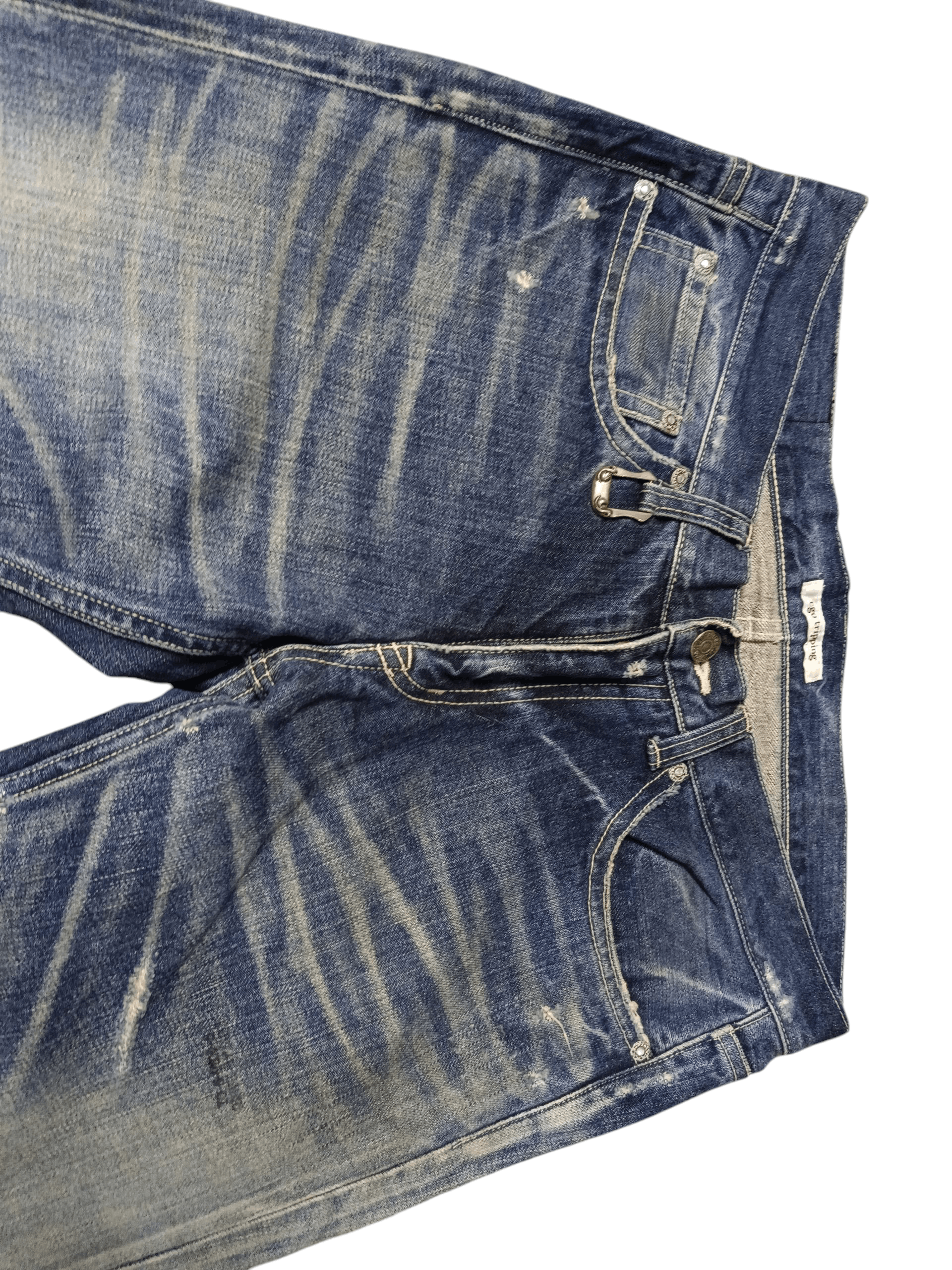 Ego Tripping Ego Tripping Distressed Denim Size US 34 / EU 50 - 4 Thumbnail