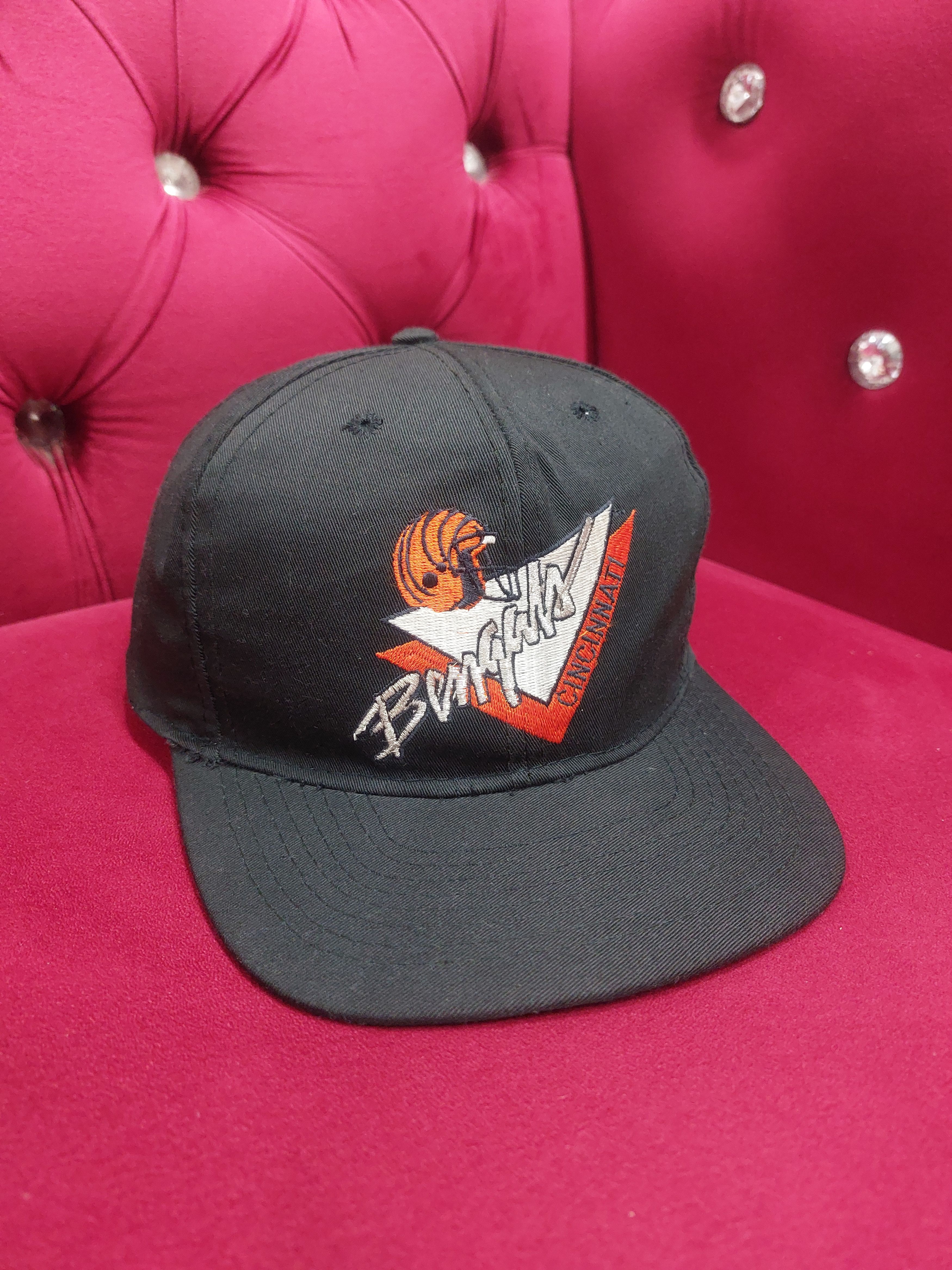 American Needle VINTAGE 90's NFL CINCINNATI BENGALS SNAPBACK HAT Size ONE SIZE - 1 Thumbnail