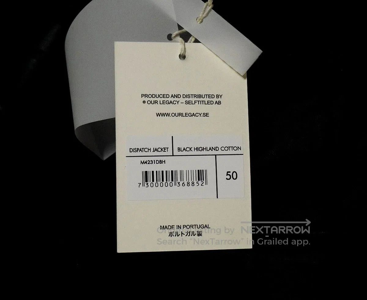 Our Legacy our legacy dispatch tactical jacket 23aw. Size US M / EU 48-50 / 2 - 5 Thumbnail