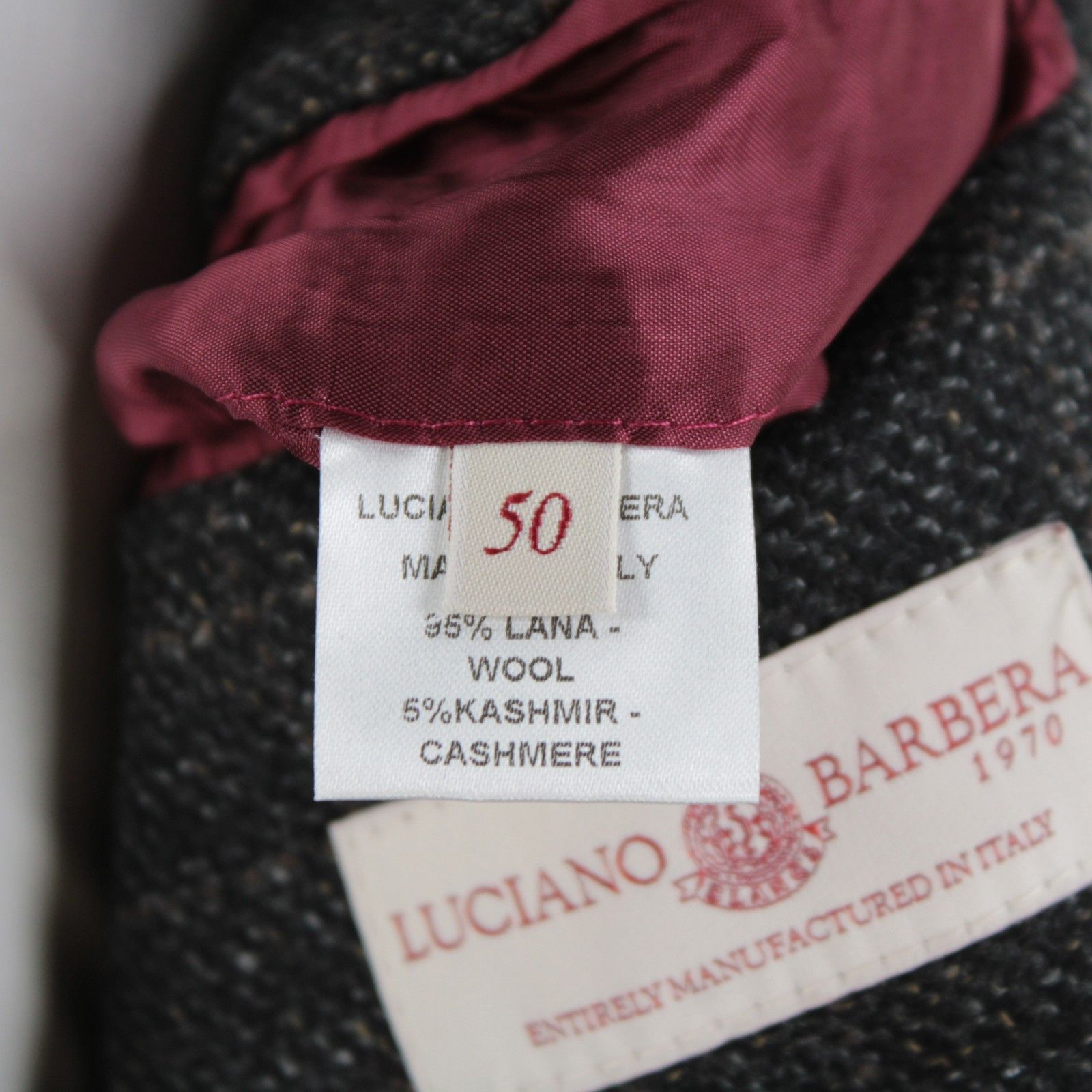 Luciano Barbera Luciano Barbera Sport Coat Size 40 US in Gray Size 40R - 8 Thumbnail