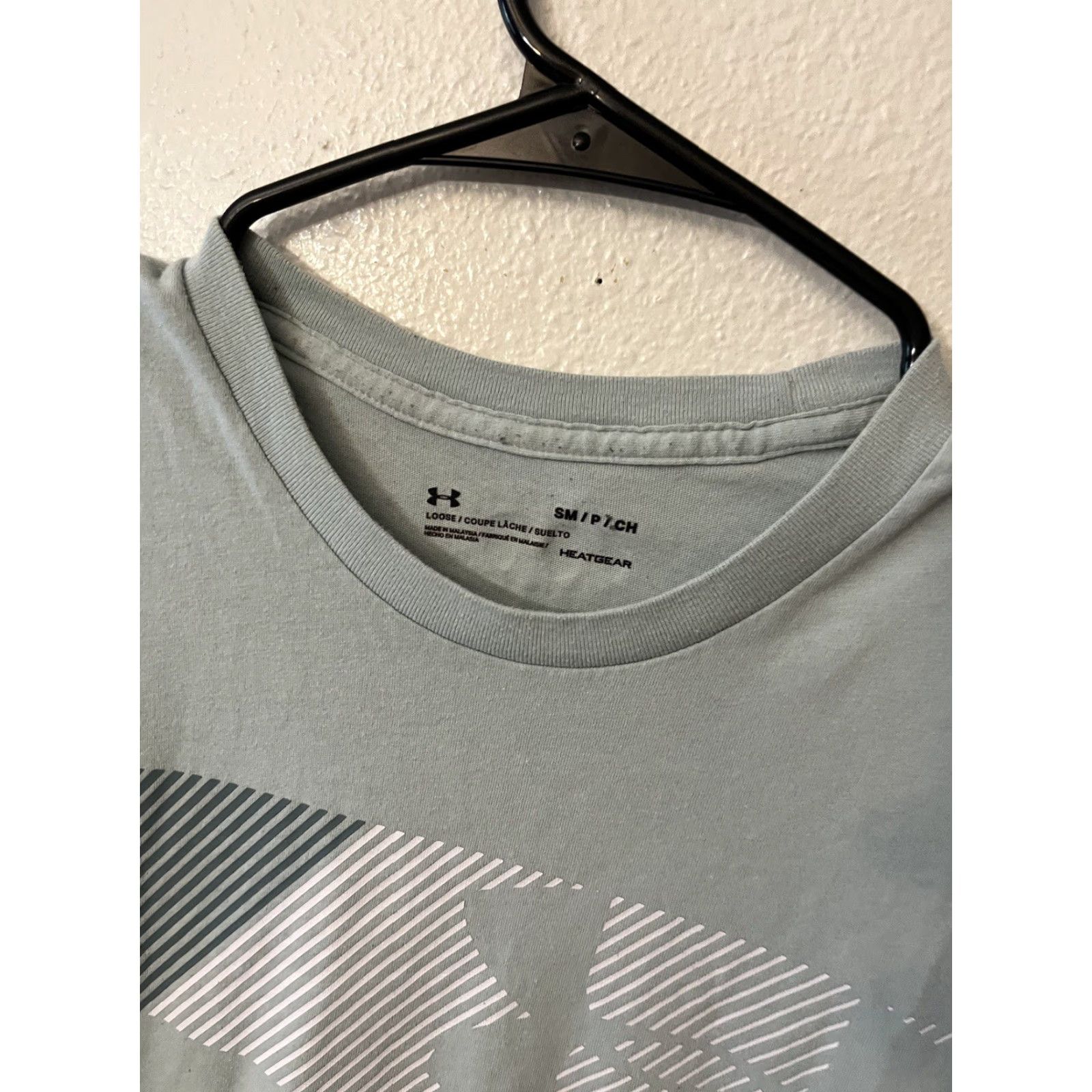 Under Armour Under Armour T-Shirt Mens Small Gray Cotton Short Sleeve Graphic Logo Regular Mens Size US S / EU 44-46 / 1 - 2 Thumbnail