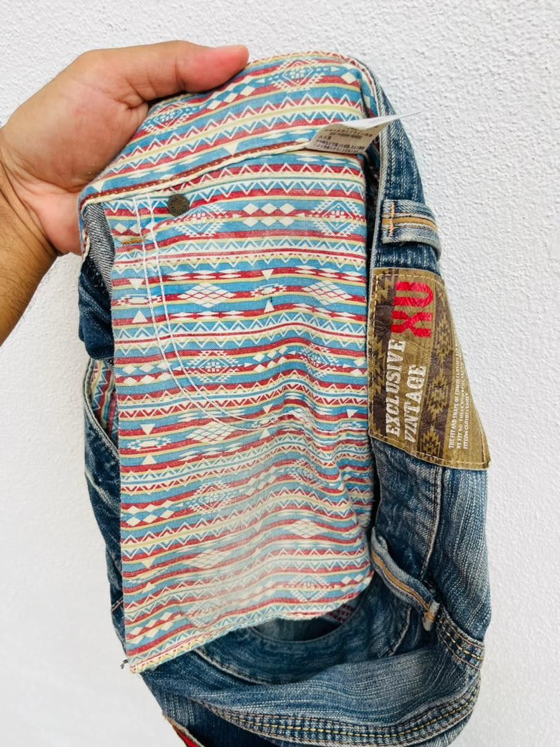 Edwin × Japanese Brand Vintage Edwin Exclusive XV Distressed Japanese Fashion Style Size US 35 - 14 Thumbnail