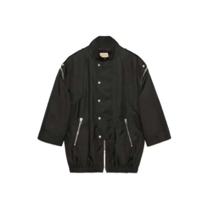 Gucci Gucci Black Detachable Sleeve Jacket Size US M / EU 48-50 / 2 - 1 Thumbnail