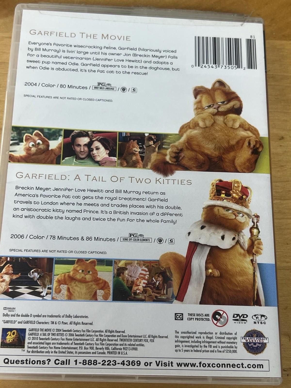 Other Garfield the Movie, Garfield A Tail Of Two Kitties Size ONE SIZE - 11 Thumbnail