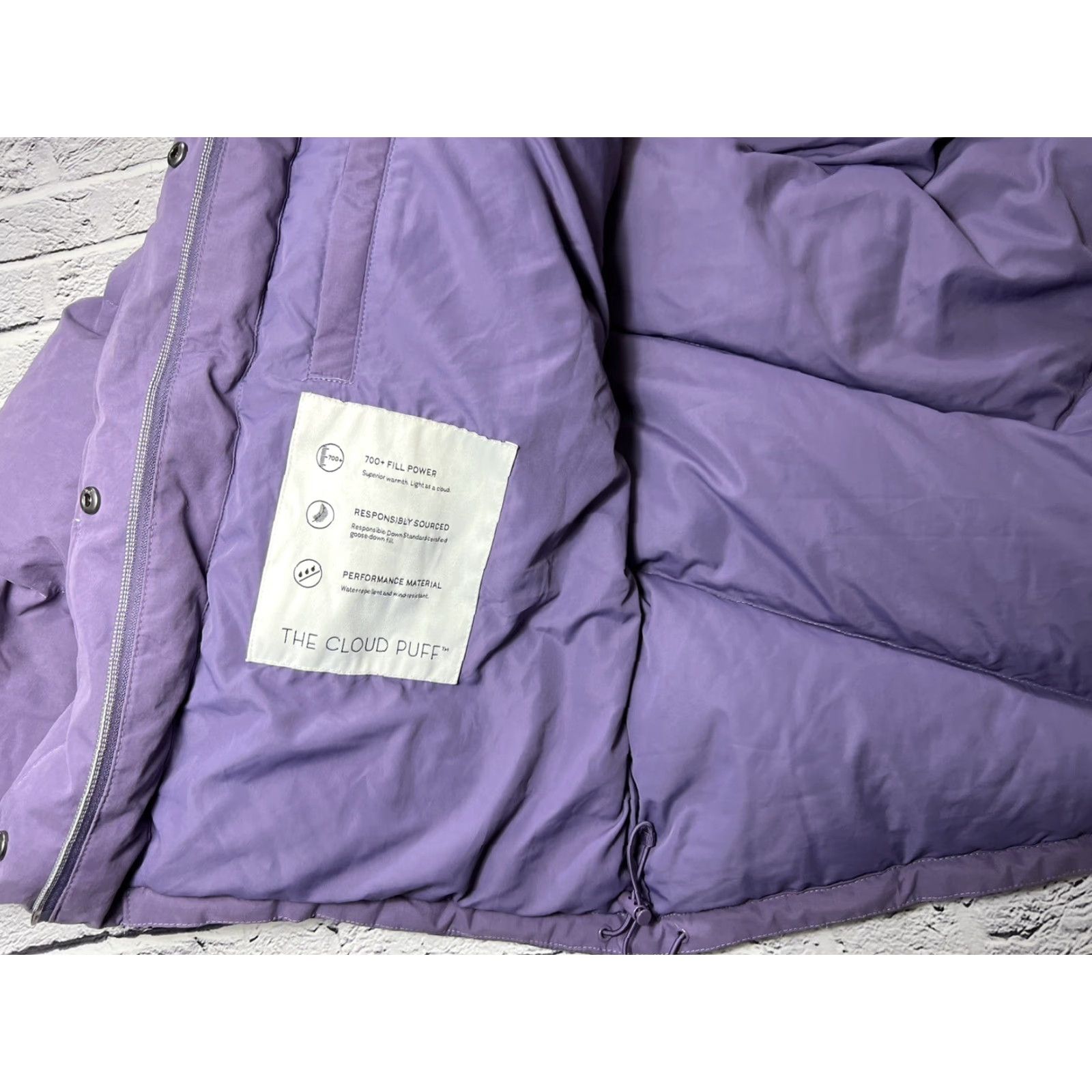Vintage VINTAGE Wilfred Coat Womens Purple The Cloud Puff Goose Down Puffer Jacket Chevron S Size S / US 4 / IT 40 - 6 Thumbnail