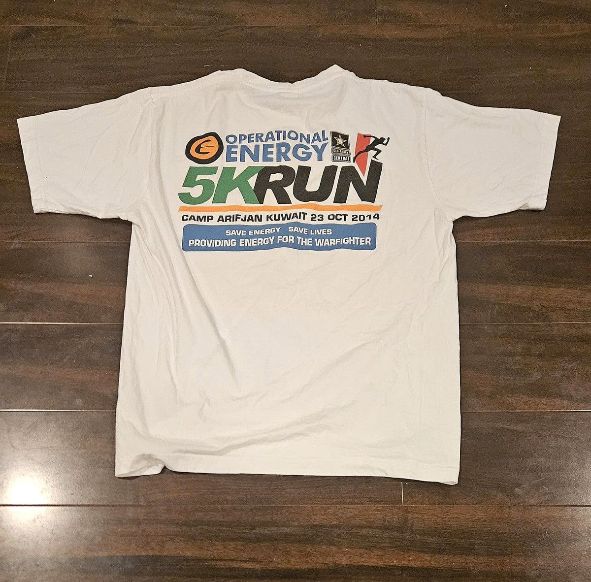 Gildan US Army operation energy 5k run Kuwait tee Size US XL / EU 56 / 4 - 2 Thumbnail