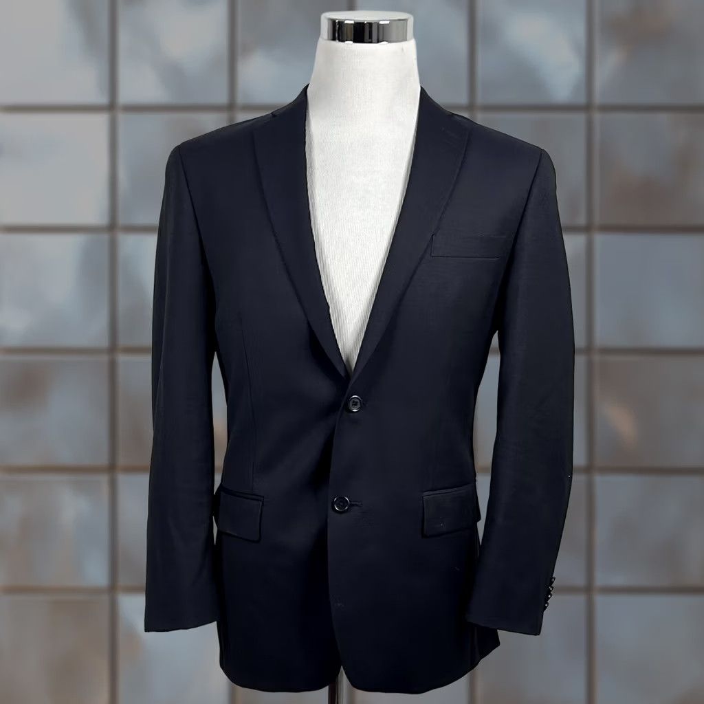 Michael Kors Michael Kors Sport Coat Wool Dark Navy Nailhead Two Button Double Vented 38R Men Regular Jacket Coat Mens Size US XS / EU 42 / 0 - 1 Thumbnail