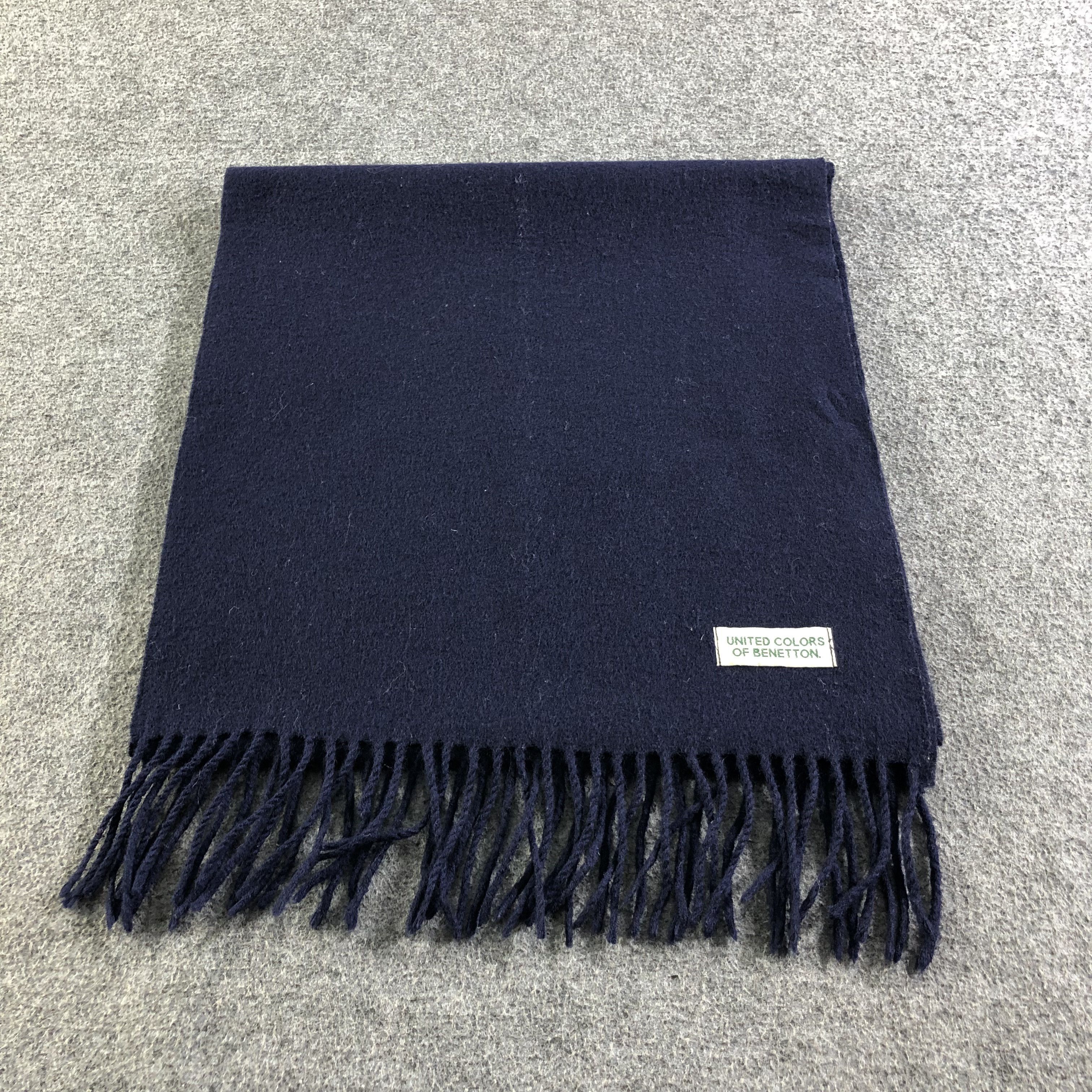 United Colors Of Benetton United Colors Of Benetton Wool Scarf Muffler Neckwear V2087 Size ONE SIZE - 2 Thumbnail