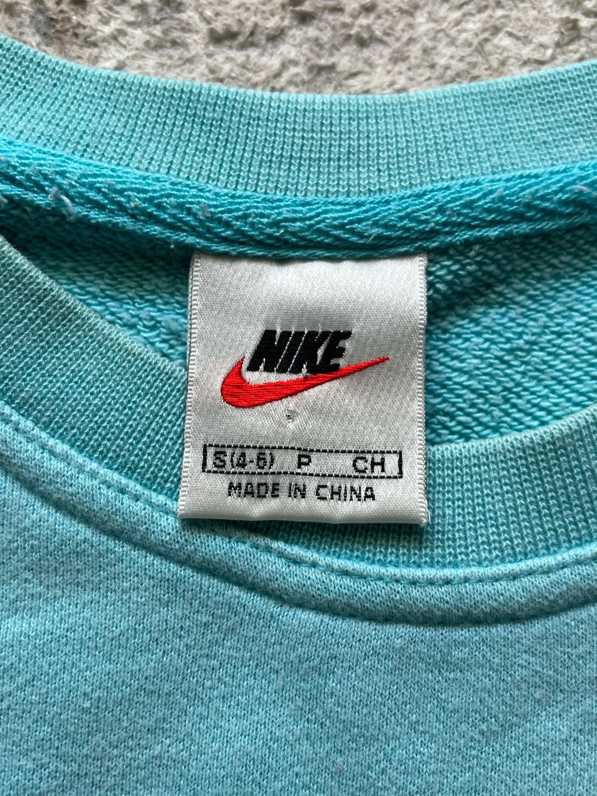 Nike OG Nike Vintage Swoosh Baby Blue Sz S - XS Women’s 1998 Size XS / US 0-2 / IT 36-38 - 3 Thumbnail