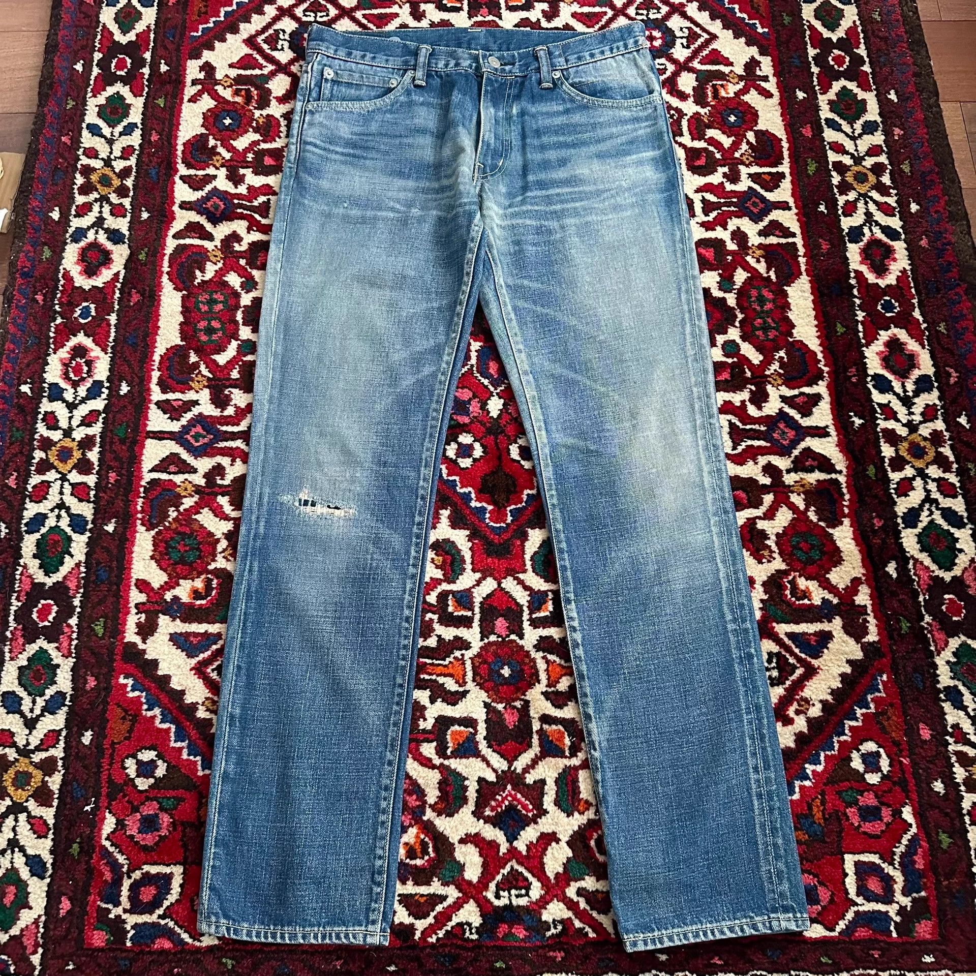 Visvim visvim 16ss 04d10 yellow mud wash 9.5/10 w32l30 jeans Size US 32 / EU 48 - 1 Thumbnail