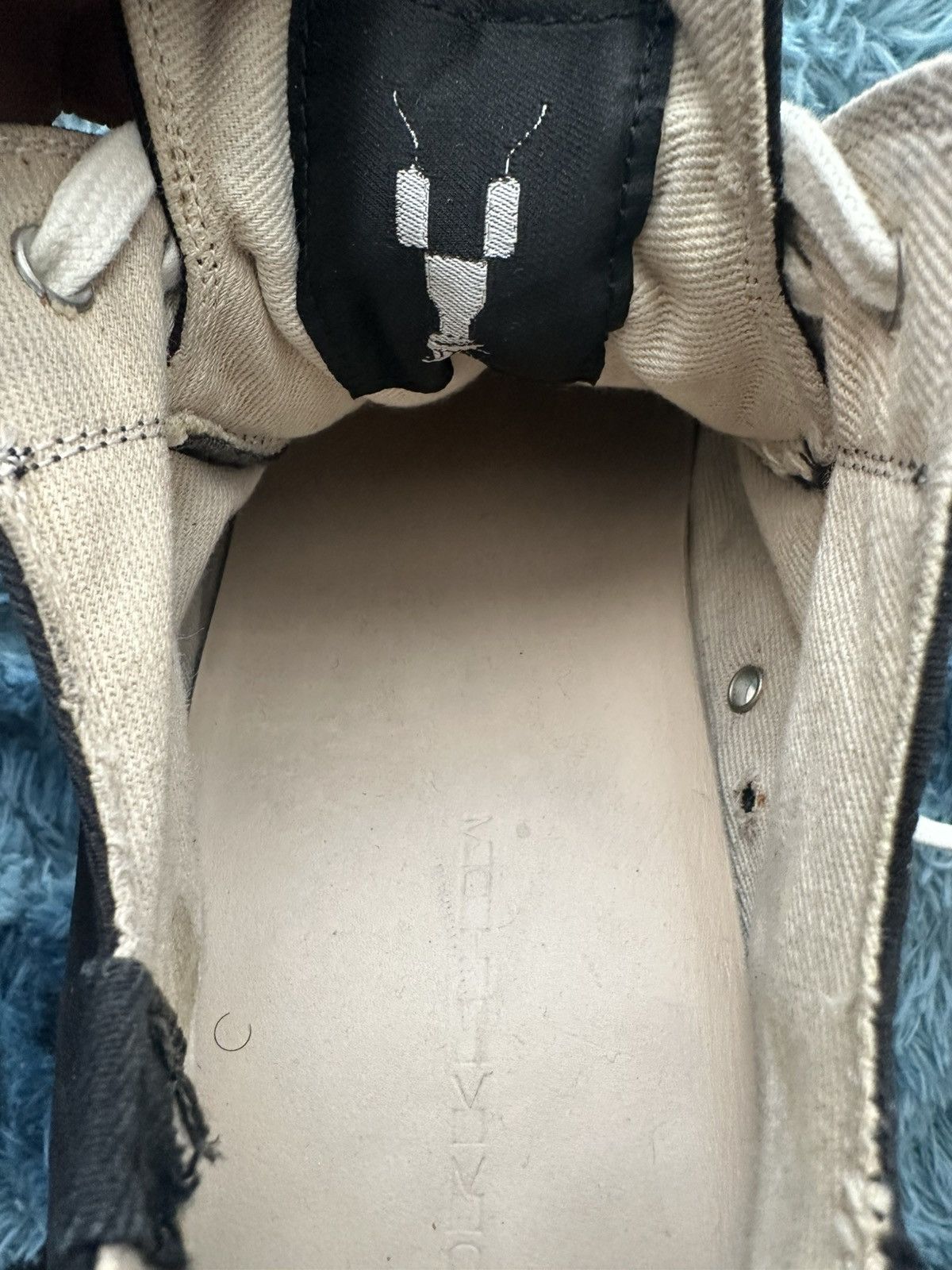 Rick Owens Drkshdw Rick Owens DRKSHDW ramones low top Size US 10 / EU 43 - 7 Thumbnail