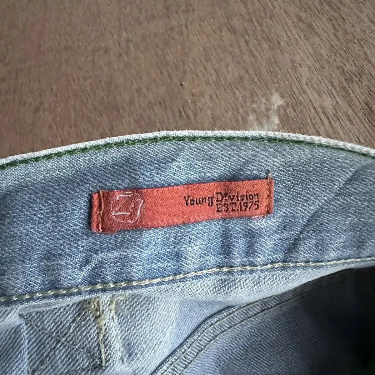 Seditionaries W34 L31🔥DISTRESSED DENIM YOUNGDIVISION JAPAN CINCHBACK PANT Size US 34 / EU 50 - 13 Thumbnail