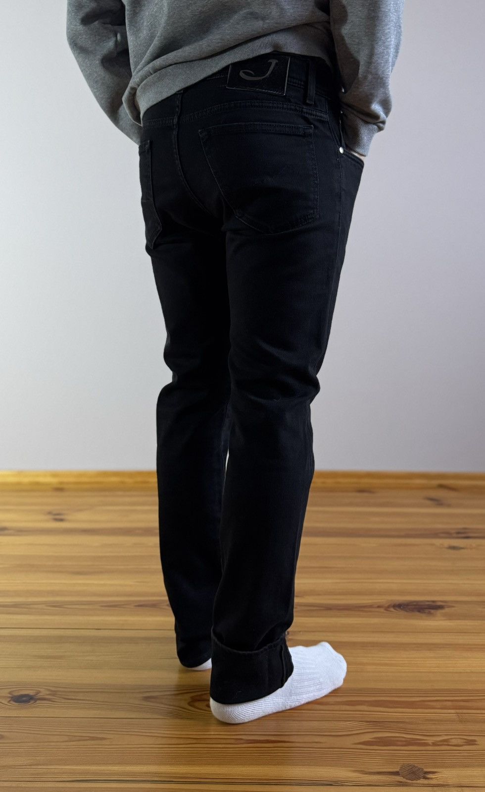 Jacob Cohen Jacob Cohen Black Slim Fit Stretch Jeans Denim Pants 31-33 Size US 33 - 5 Thumbnail