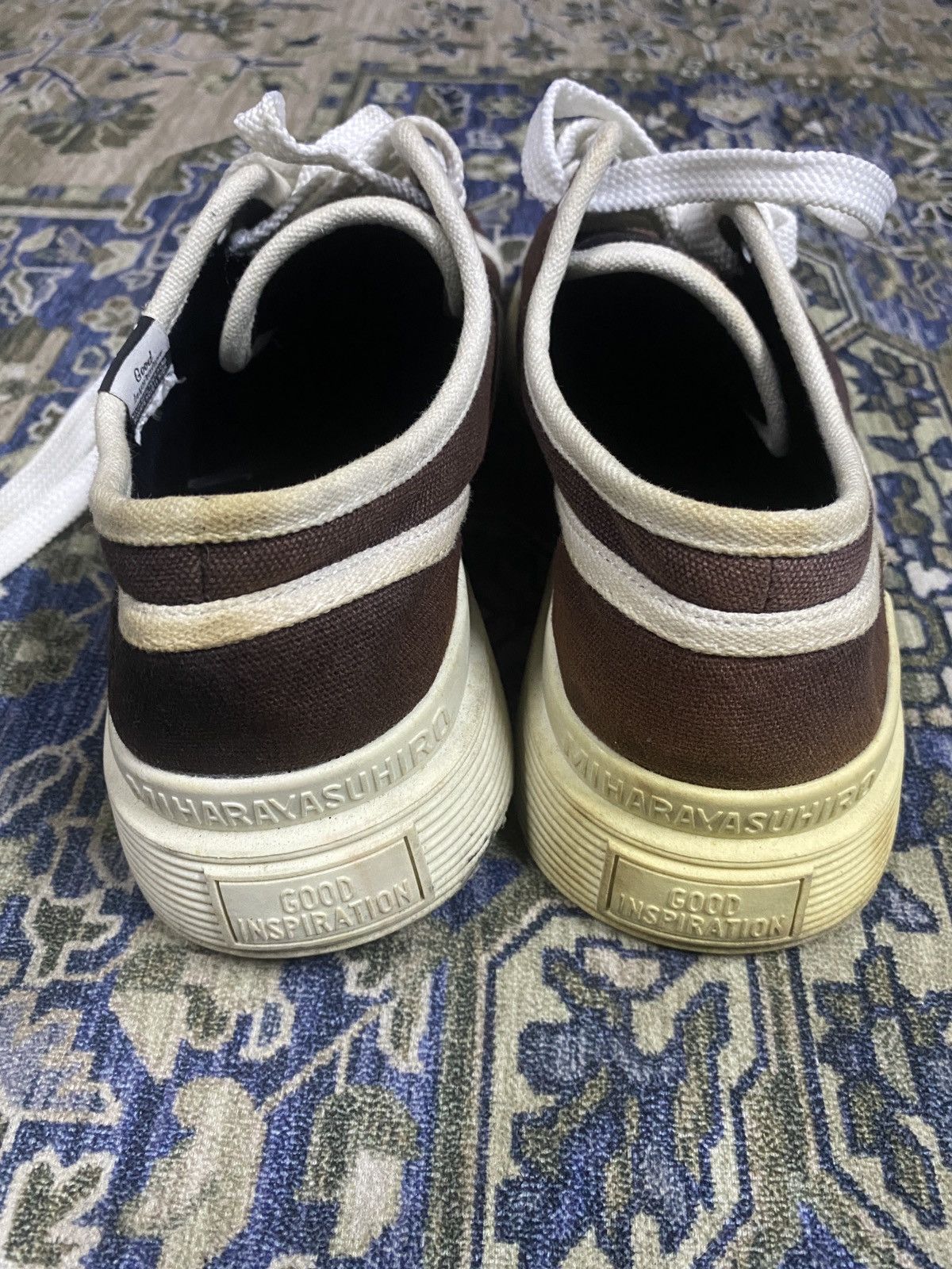 GU × Maison MIHARA YASUHIRO Miharayasuhiro 333538 Canvas Shoes Size US 10 / EU 43 - 4 Thumbnail