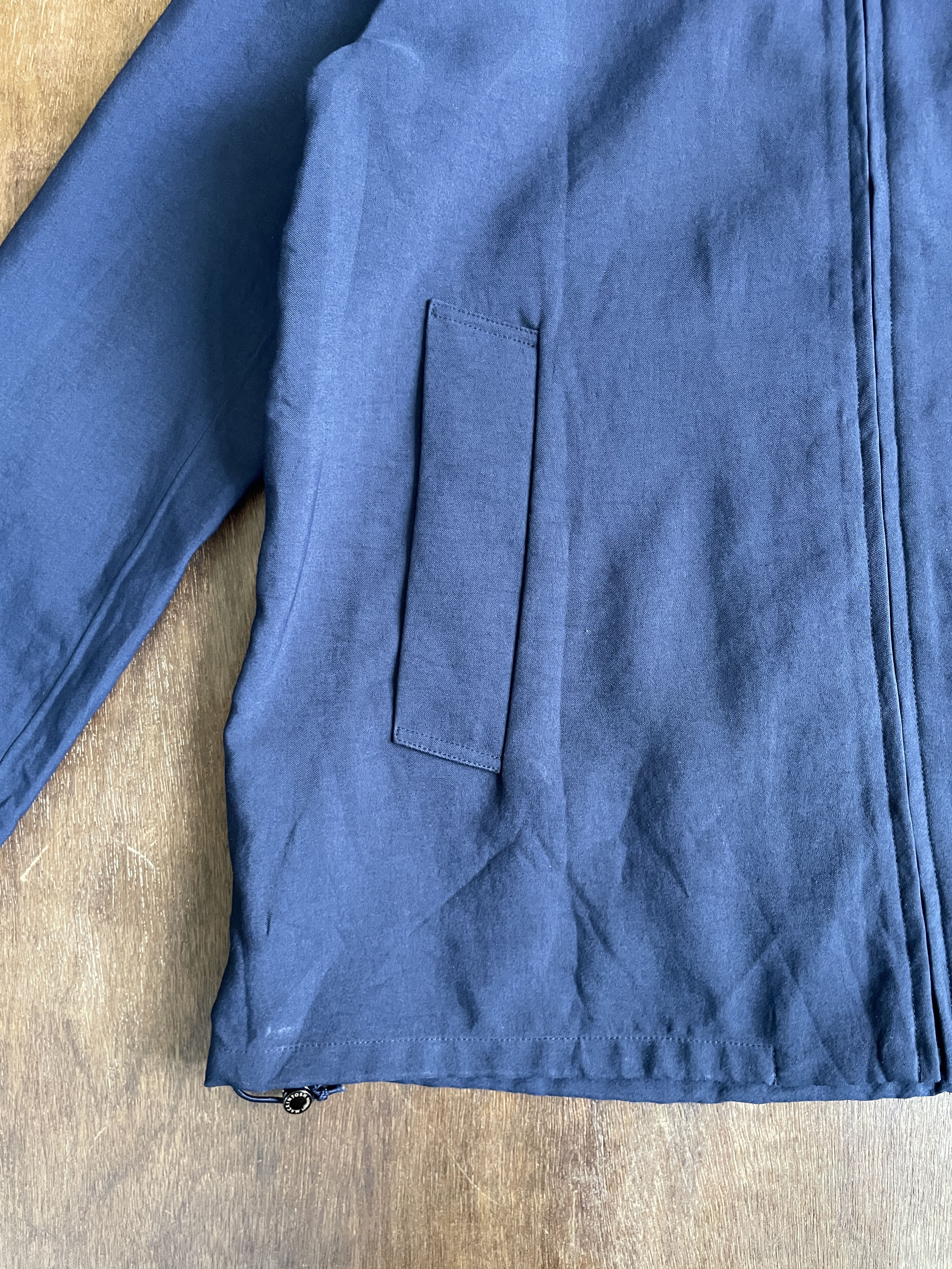 Mackintosh Mackintosh London Navy Hooded Jacket Zip Front Lightweight Size US M / EU 48-50 / 2 - 3 Thumbnail