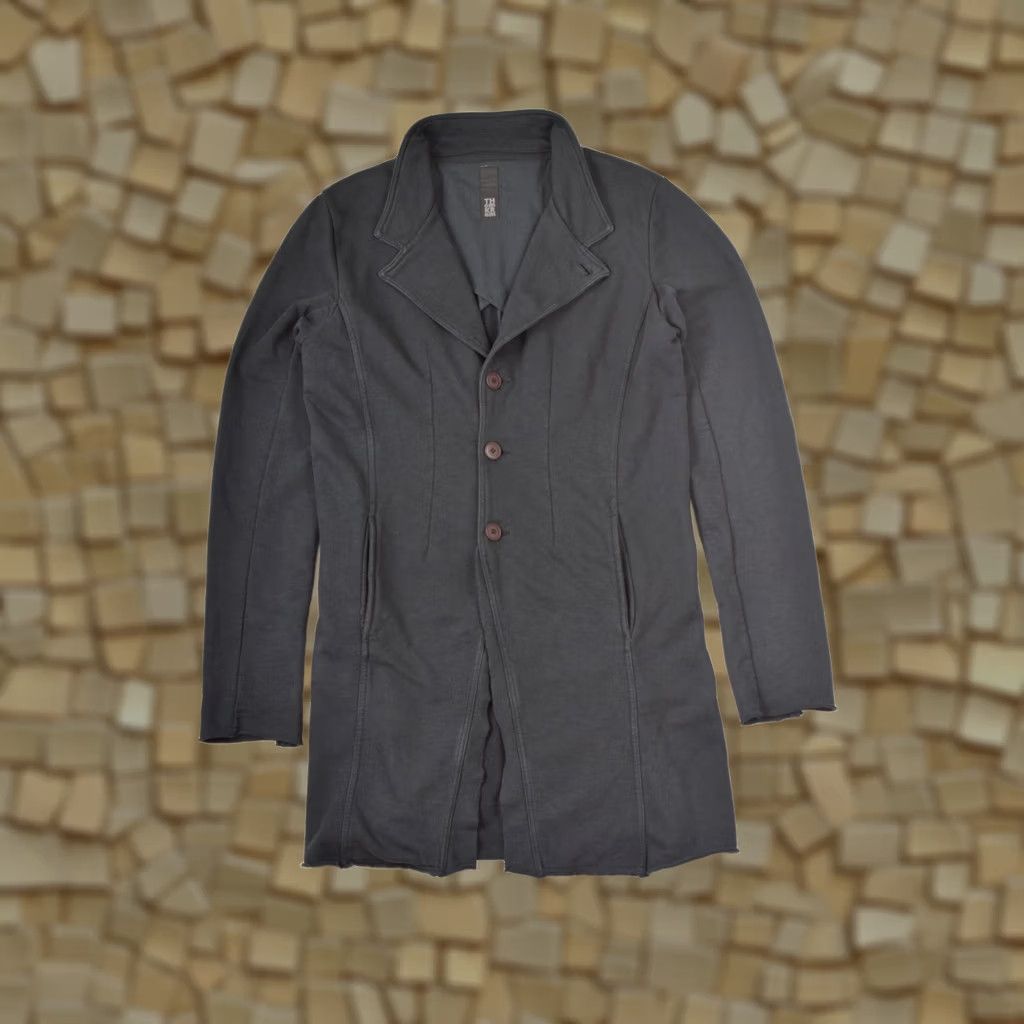 Vintage Thom Krom M SJ 71 Long Blazer Designer Cotton Coat Cardigan, Size M-L, Black, Cotton, Coat, Men Size US L / EU 52-54 / 3 - 1 Thumbnail