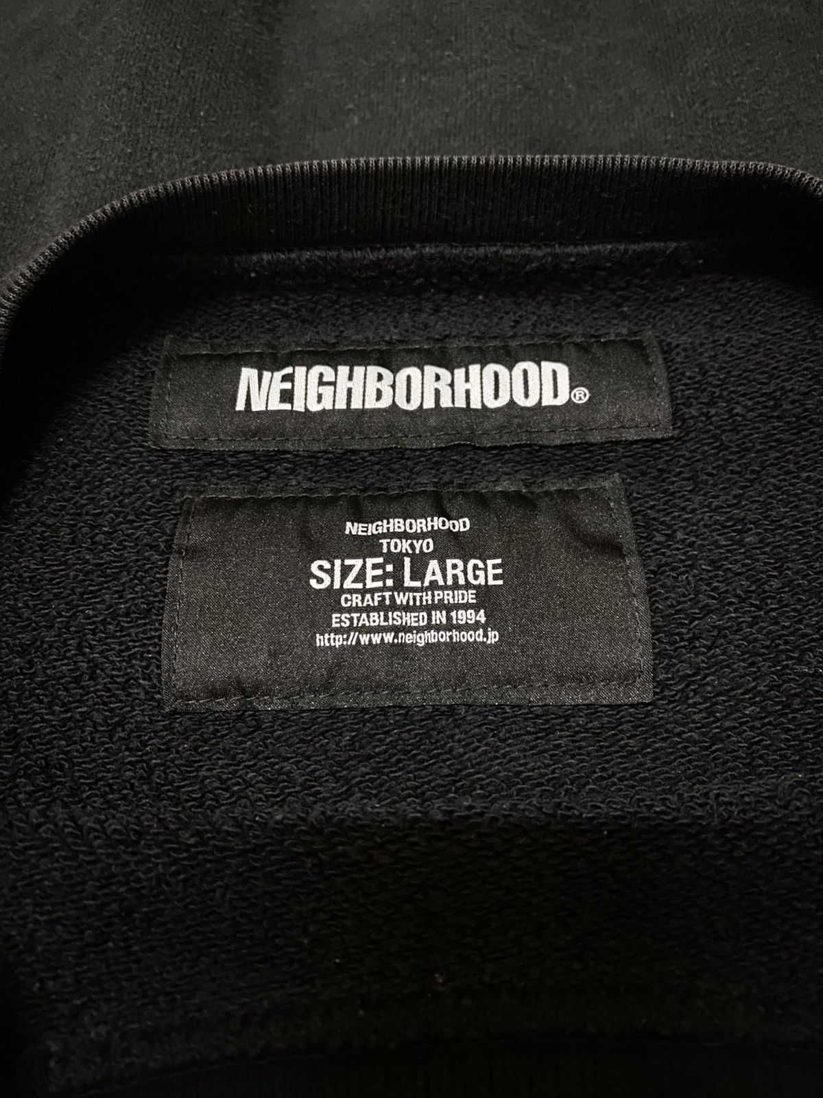 Neighborhood Neighborhood Scrawls Arabic Inspired Logo SS20 Sweatshirt Size US L / EU 52-54 / 3 - 6 Thumbnail