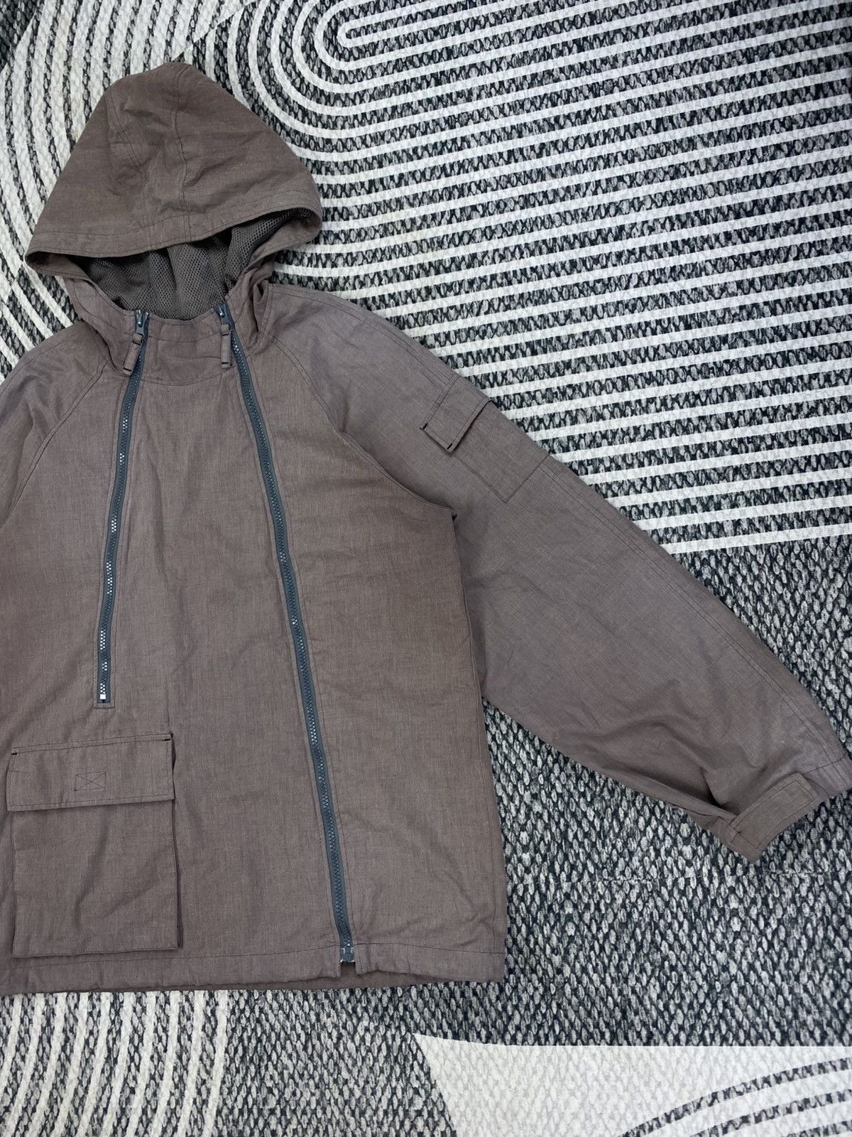 Japanese Brand Vintage Joky Gal Prominent Vertical Zipper Hooded Jacket Size US M / EU 48-50 / 2 - 4 Thumbnail