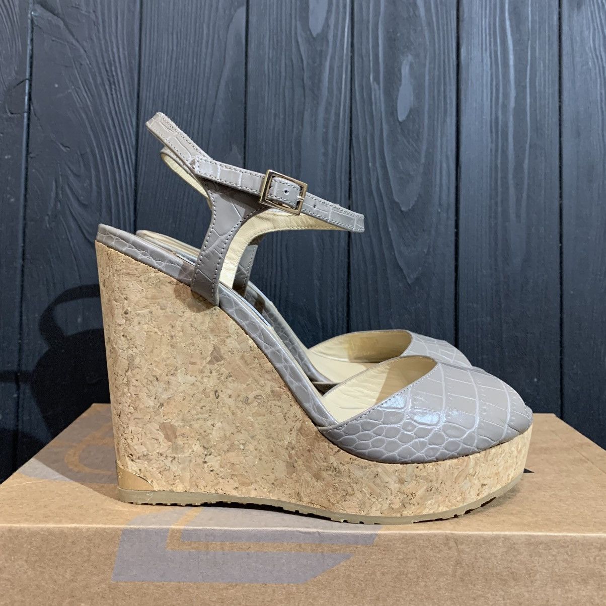 Jimmy Choo Jimmy Choo Wedge Heel Sandals Size 39 Size US 9 / IT 39 - 1 Thumbnail