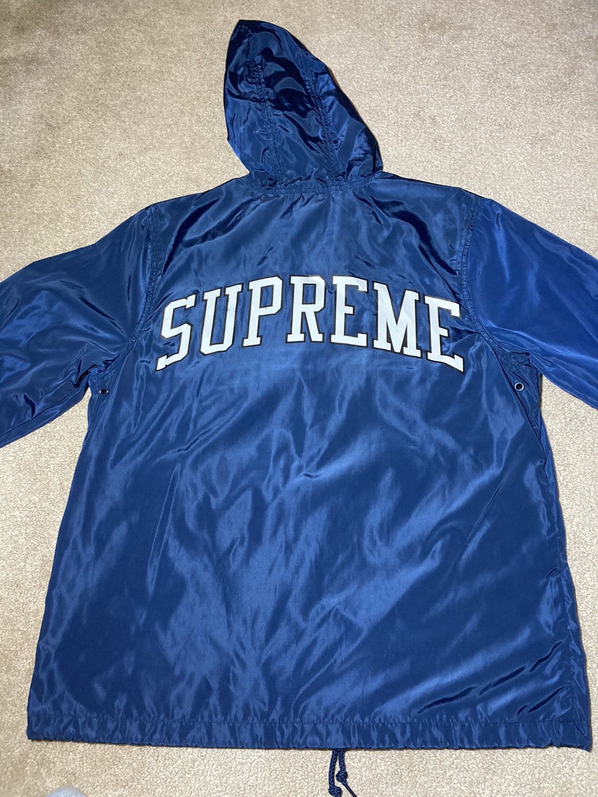 Champion × Supreme SS15 Supreme Champion Anorak Rain Jacket 2015 Collab Navy Size US S / EU 44-46 / 1 - 2 Thumbnail