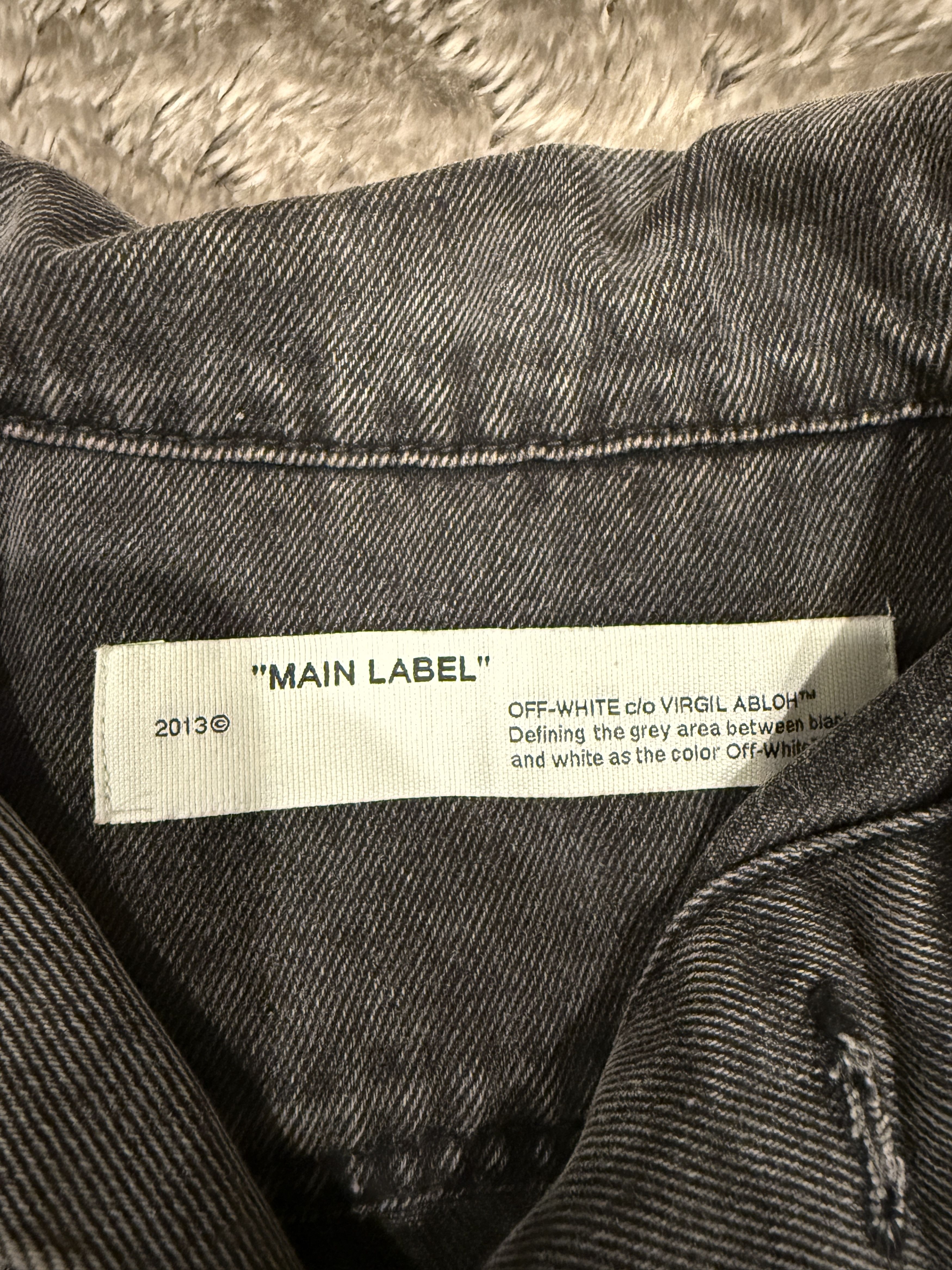Off-White Off-White Arrows Black Denim Jacket Large Size US L / EU 52-54 / 3 - 6 Thumbnail