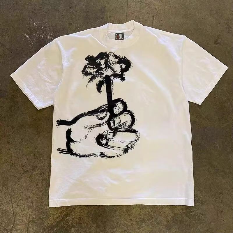 Vintage Street-style Casual Printed Short-Sleeve T-Shirt Size US M / EU 48-50 / 2 - 1 Thumbnail