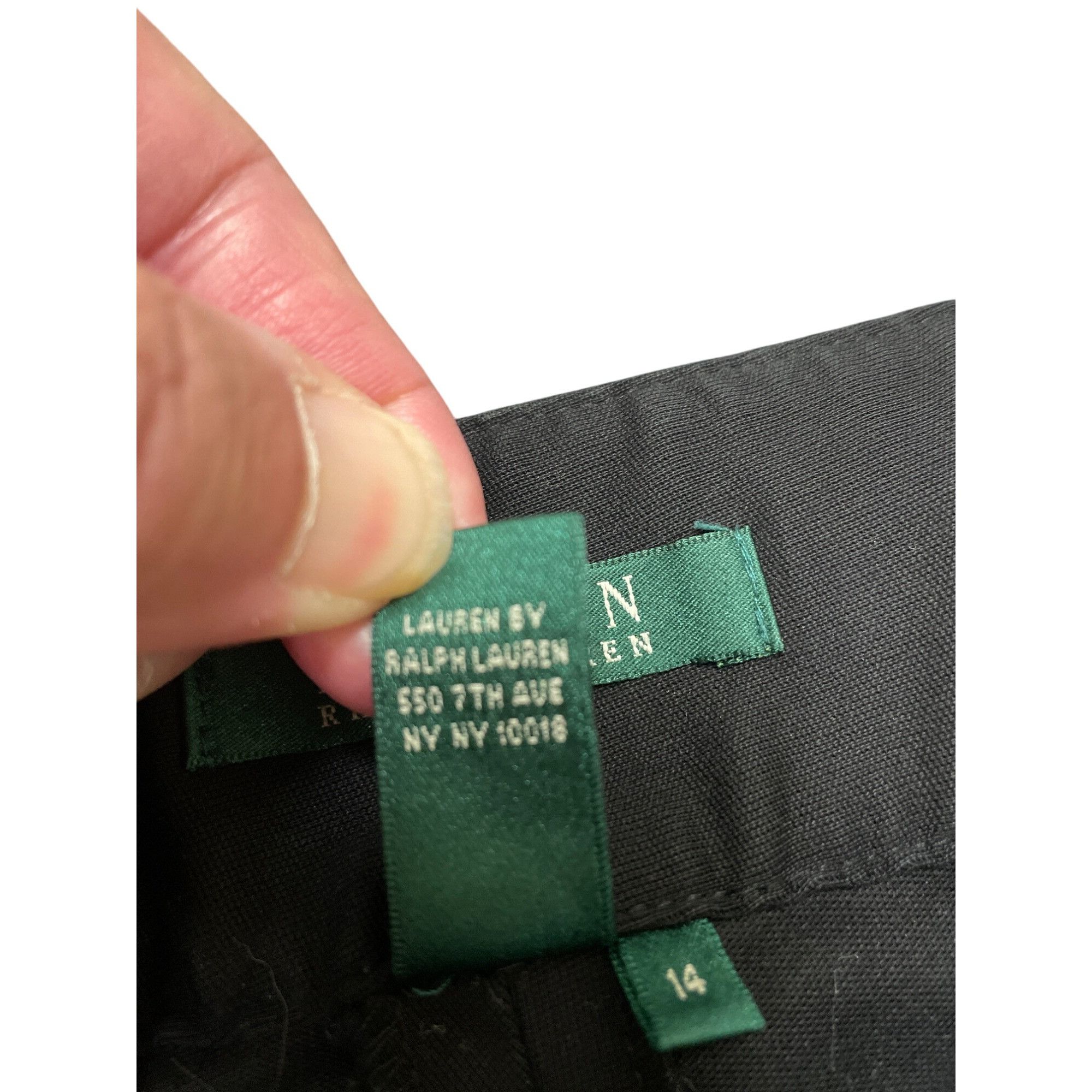 Lauren Ralph Lauren Lauren Ralph Lauren womans Black Wide-Leg Pants slacks size Size 36" / US 14 / IT 50 - 6 Thumbnail