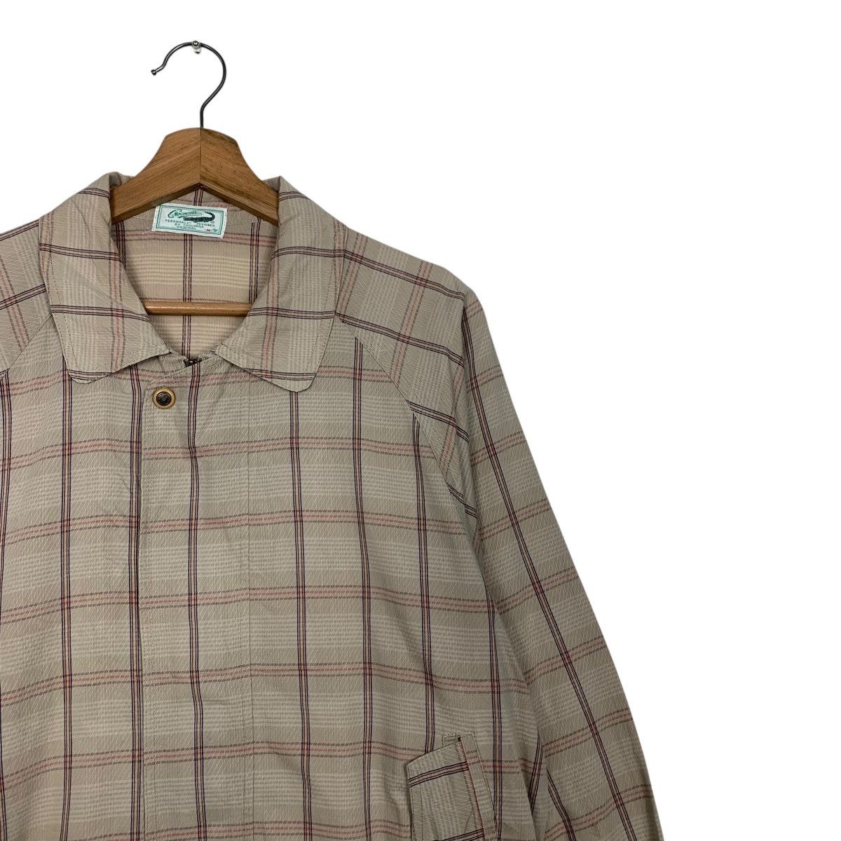 Japanese Brand Vintage 90’s CROCODILE Checked Casual Jacket #2833-C128 Size US M / EU 48-50 / 2 - 4 Thumbnail