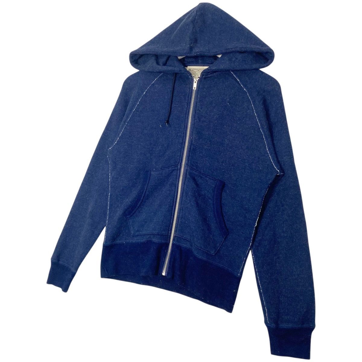Vintage Vintage Beuty And Youth United Arrows Full Zip HoodieSweater Size US S / EU 44-46 / 1 - 2 Thumbnail