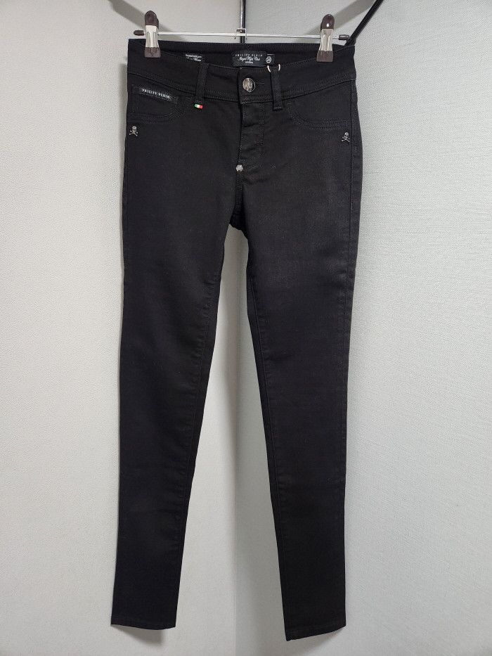 Philipp Plein PHILIPP Plein JEGGINGS BLACK denim jeans Size 25" / US 0 / IT 36 - 3 Thumbnail