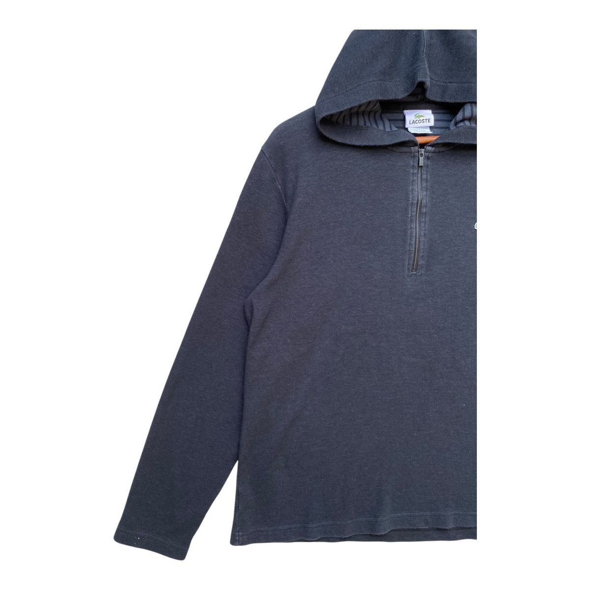 Lacoste Lacoste Hoodie Quarter Zip Pullover Jumper Size M Size US M / EU 48-50 / 2 - 3 Thumbnail