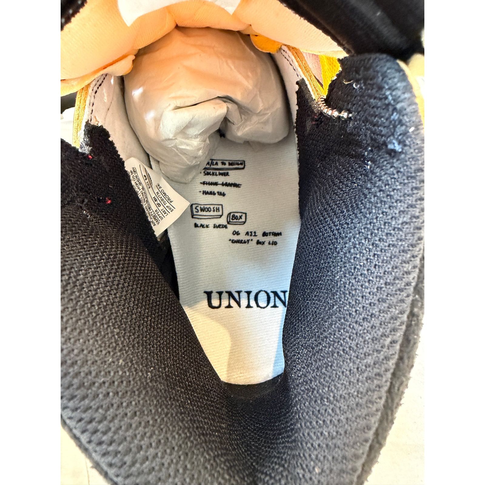 Jordan Brand × Union LA Union Jordan 1 Retro High OG SP Promo Sample Chicago Shadow Size US 8 / EU 41 - 7 Thumbnail