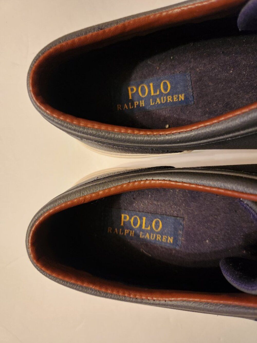 Polo Ralph Lauren polo Ralph Lauren men's new leather fashion sneakers 8.5 D Size US 8.5 / EU 41-42 - 3 Thumbnail