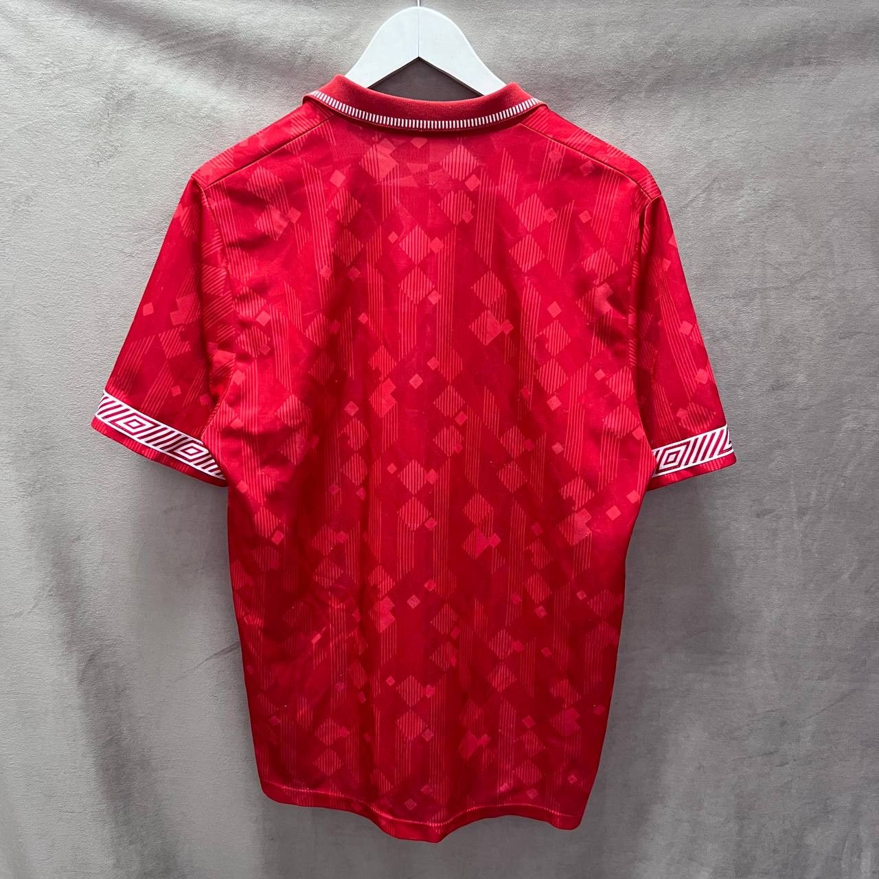 Vintage Wales 1990-92 Umbro Vintage Football Jersey M-L Size US M / EU 48-50 / 2 - 2 Thumbnail