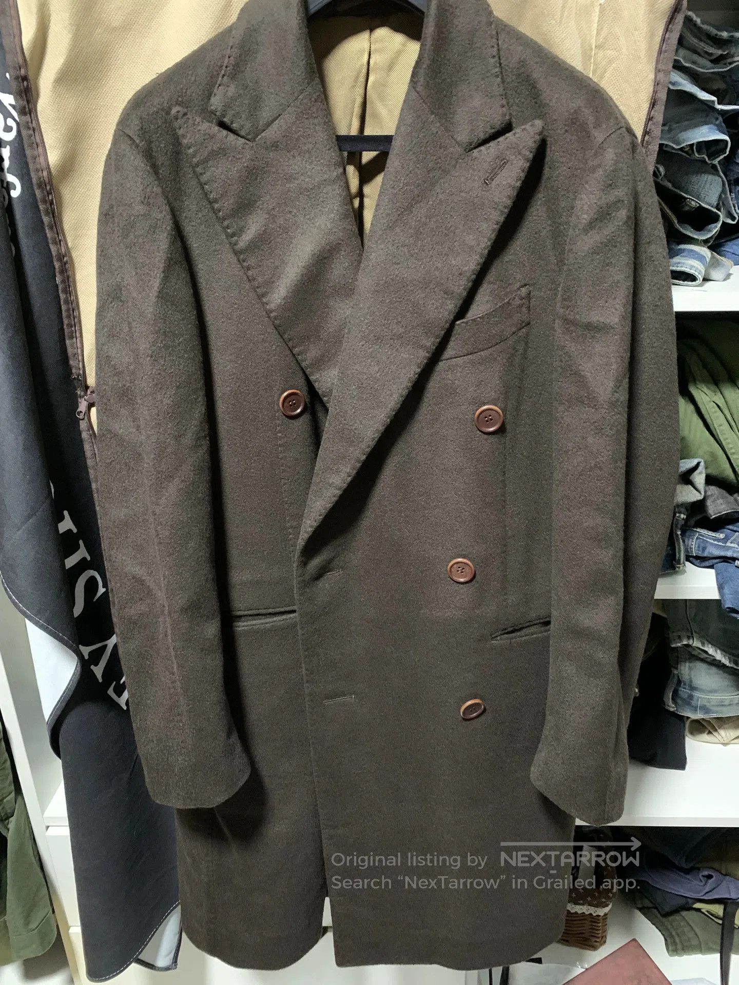Stile Latino luxurious cashmere overcoat from stile latino. Size US L / EU 52-54 / 3 - 1 Thumbnail