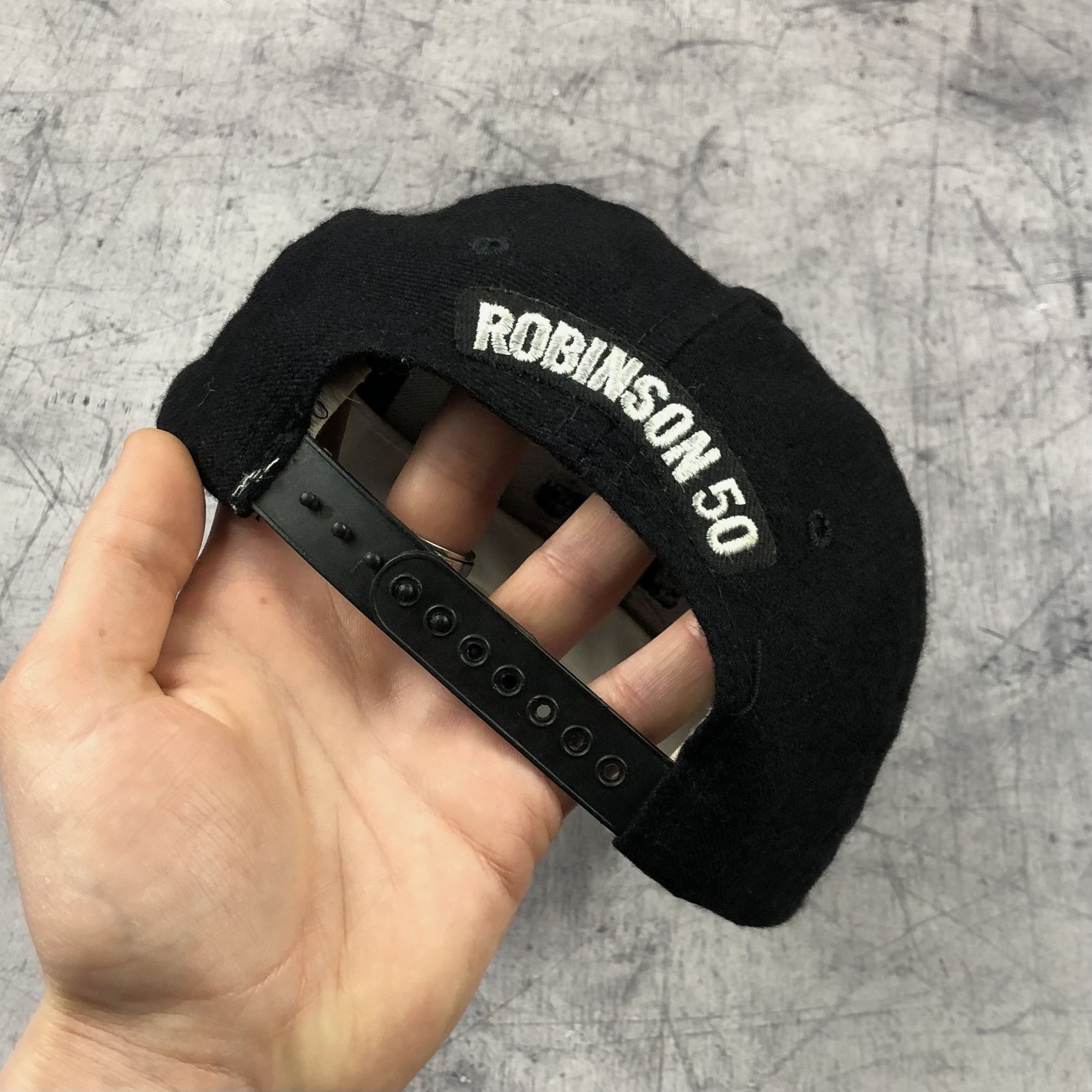 NBA Rare 90s NBA Spurs #50 Robinson San Antonio Cap Size ONE SIZE - 6 Thumbnail