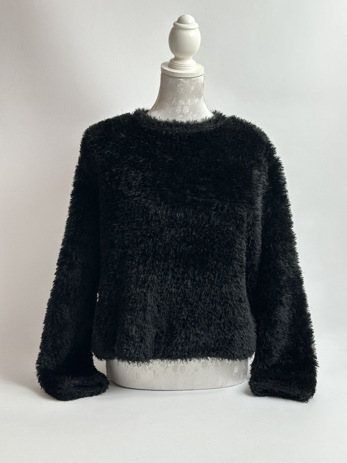 Sonia Rykiel Vintage Sonia Rykiel Fuzzy Fur Pullover Size L / US 10 / IT 46 - 1 Thumbnail