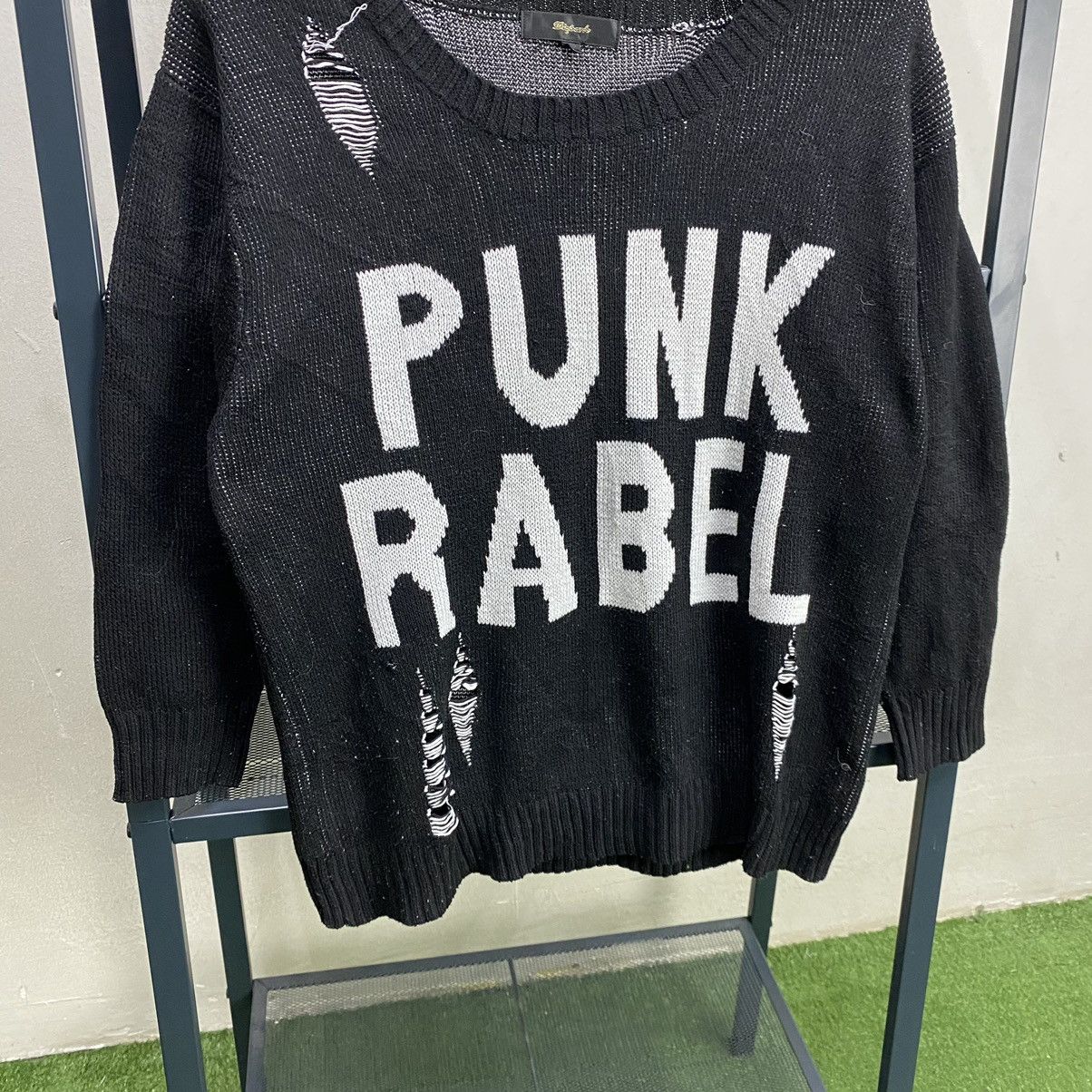 Japanese Brand Dispark Punk Rabel Distressed Knitwear Size US S / EU 44-46 / 1 - 4 Thumbnail