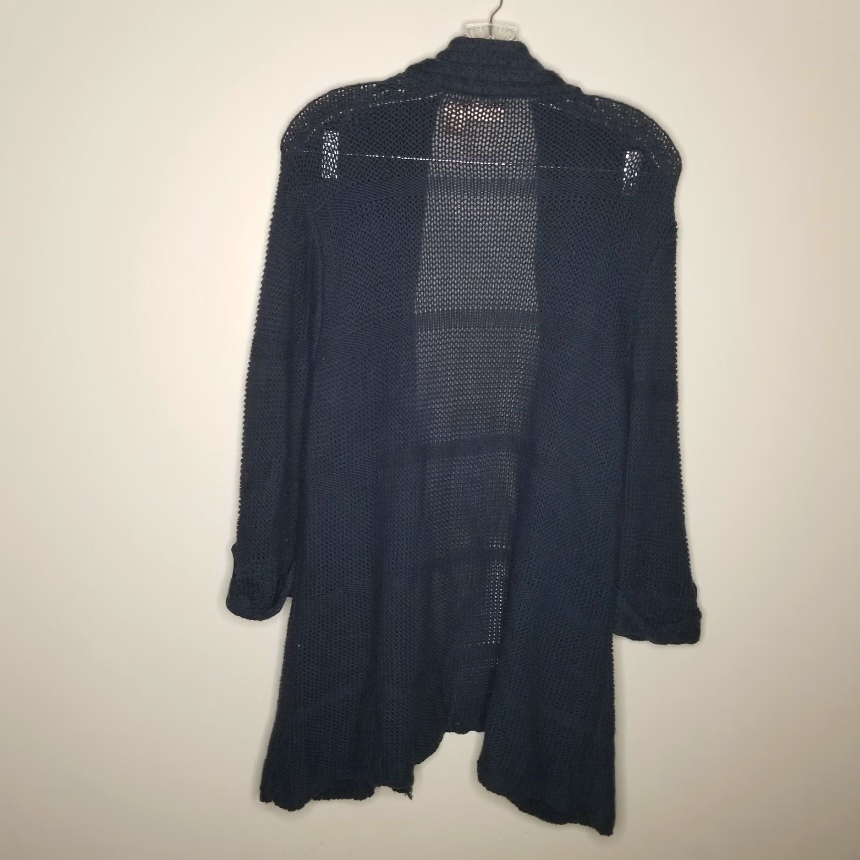 Vintage VINTAGE? Wait: Not vintage. Use: Northcrest Cardigan Women Plus 1X Knit Blue Sweater Cardigan 1X Women Blue Knit Women 1X Northcrest Cardigan Size XL / US 12-14 / IT 48-50 - 4 Thumbnail