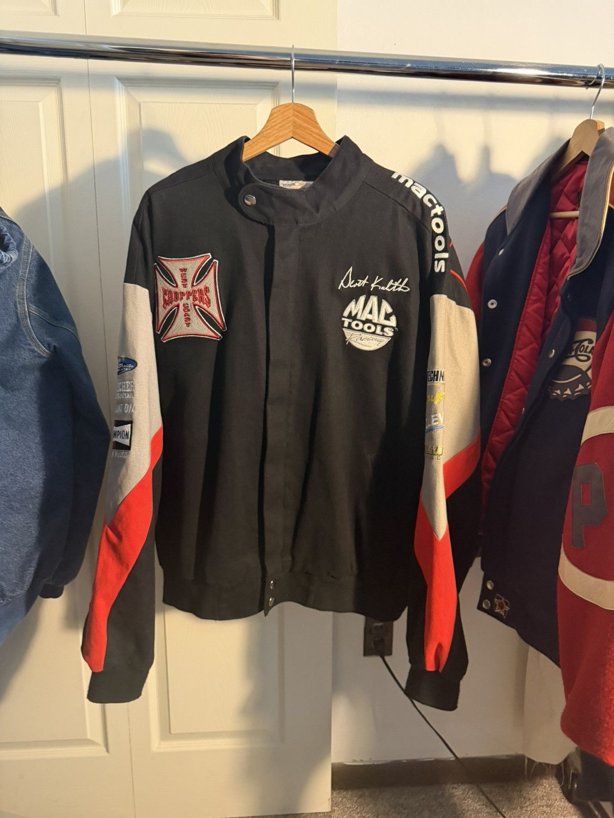 West Coast Choppers Vintage West Coast Choppers Spiderweb Racing Jacket Size US L / EU 52-54 / 3 - 5 Thumbnail