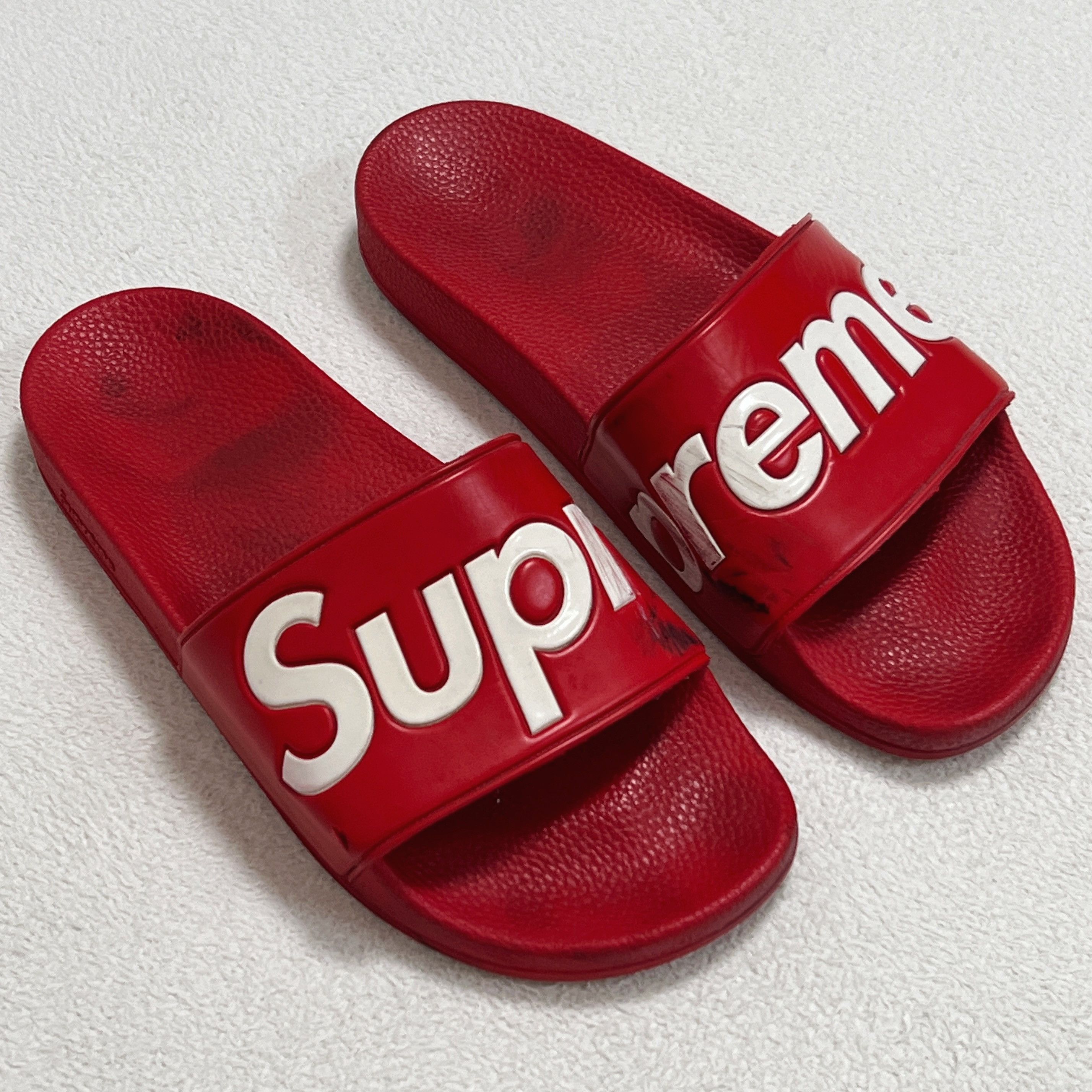 Supreme Supreme 14SS Slides Red Size US 9 / EU 42 - 3 Thumbnail