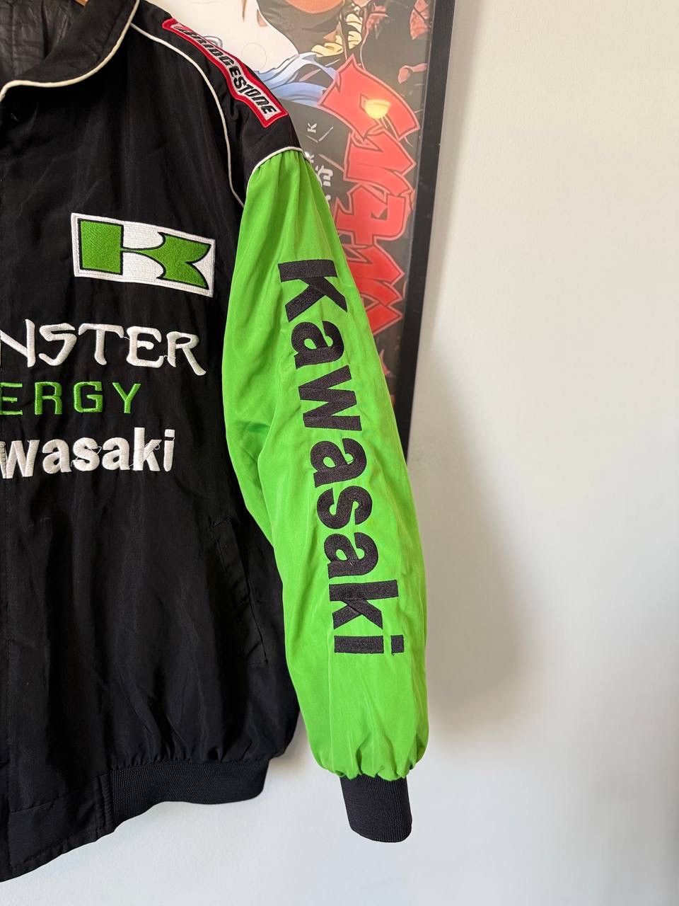 Vintage Vintage Kawasaki Bridgestone Monster Energy Racing Jacket Size US XL / EU 56 / 4 - 6 Thumbnail
