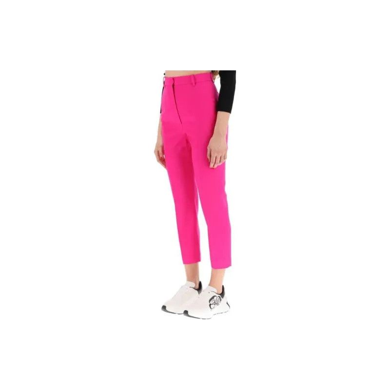 Alexander McQueen o1y0325 Pant in Fuchsia Size 28" / US 6 / IT 42 - 4 Thumbnail