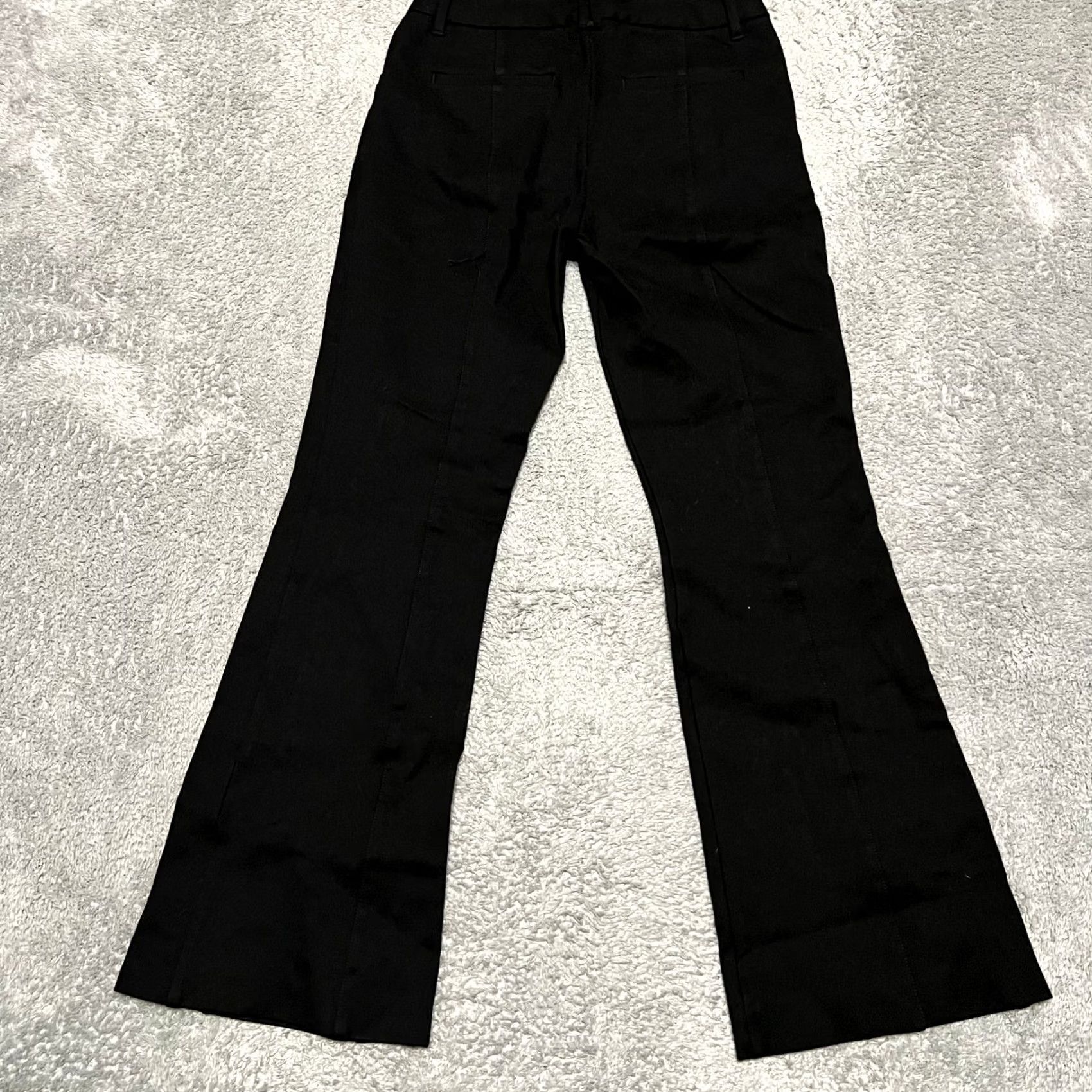 Anthropologie Anthropologie Pants Womens 4 Black 29x29 Mid Rise The Essential Trouser Chino Womens Size 27" / US 4 / IT 40 - 3 Thumbnail